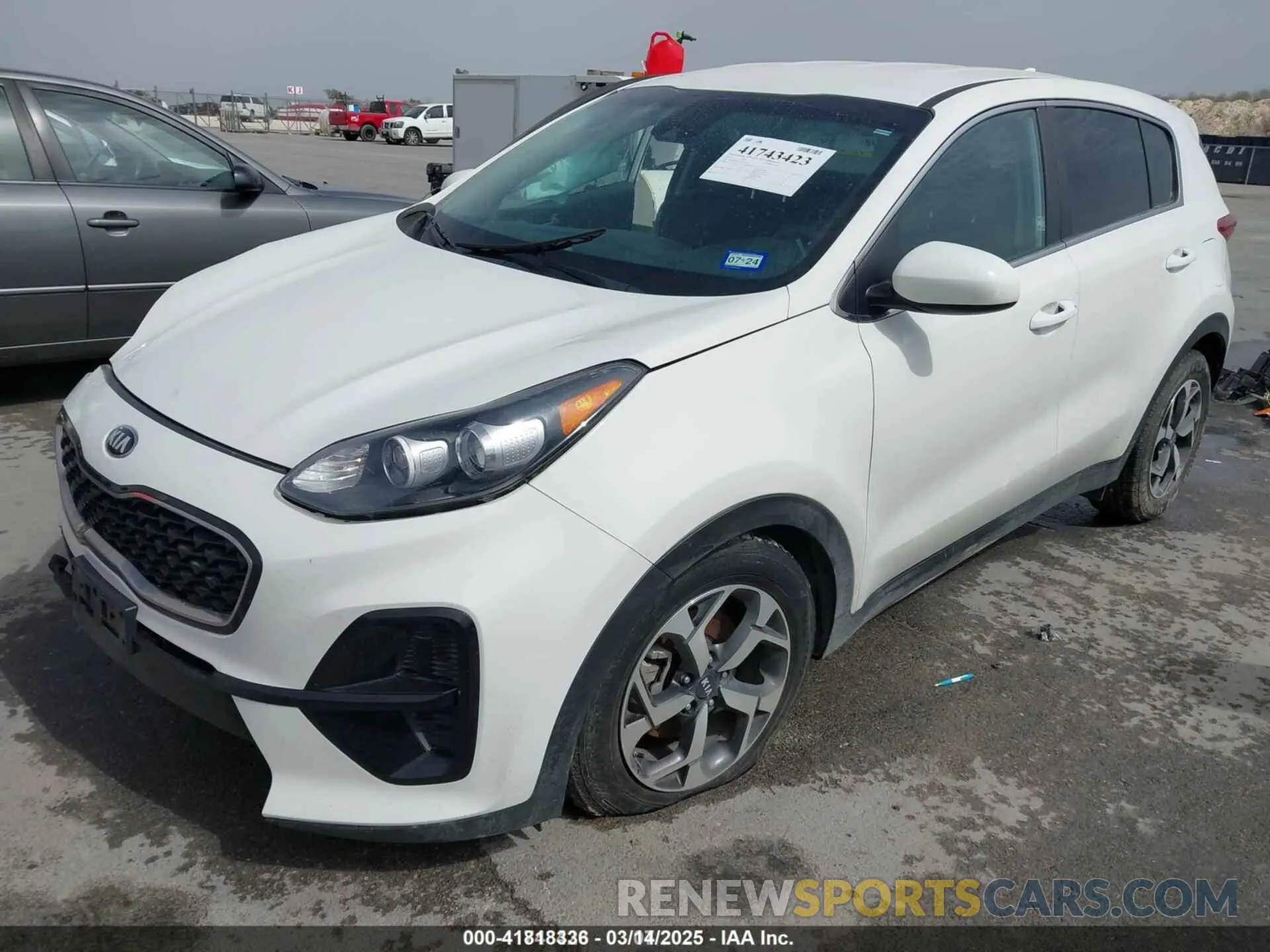 2 Photograph of a damaged car KNDPM3AC7L7652493 KIA SPORTAGE 2020