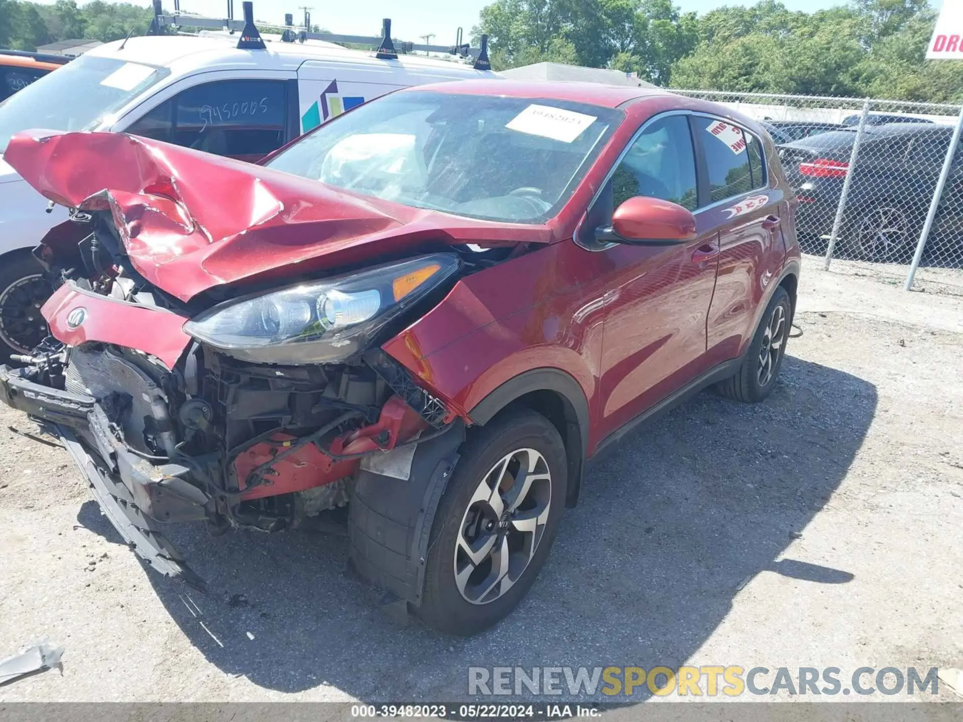 2 Photograph of a damaged car KNDPM3AC7L7667964 KIA SPORTAGE 2020