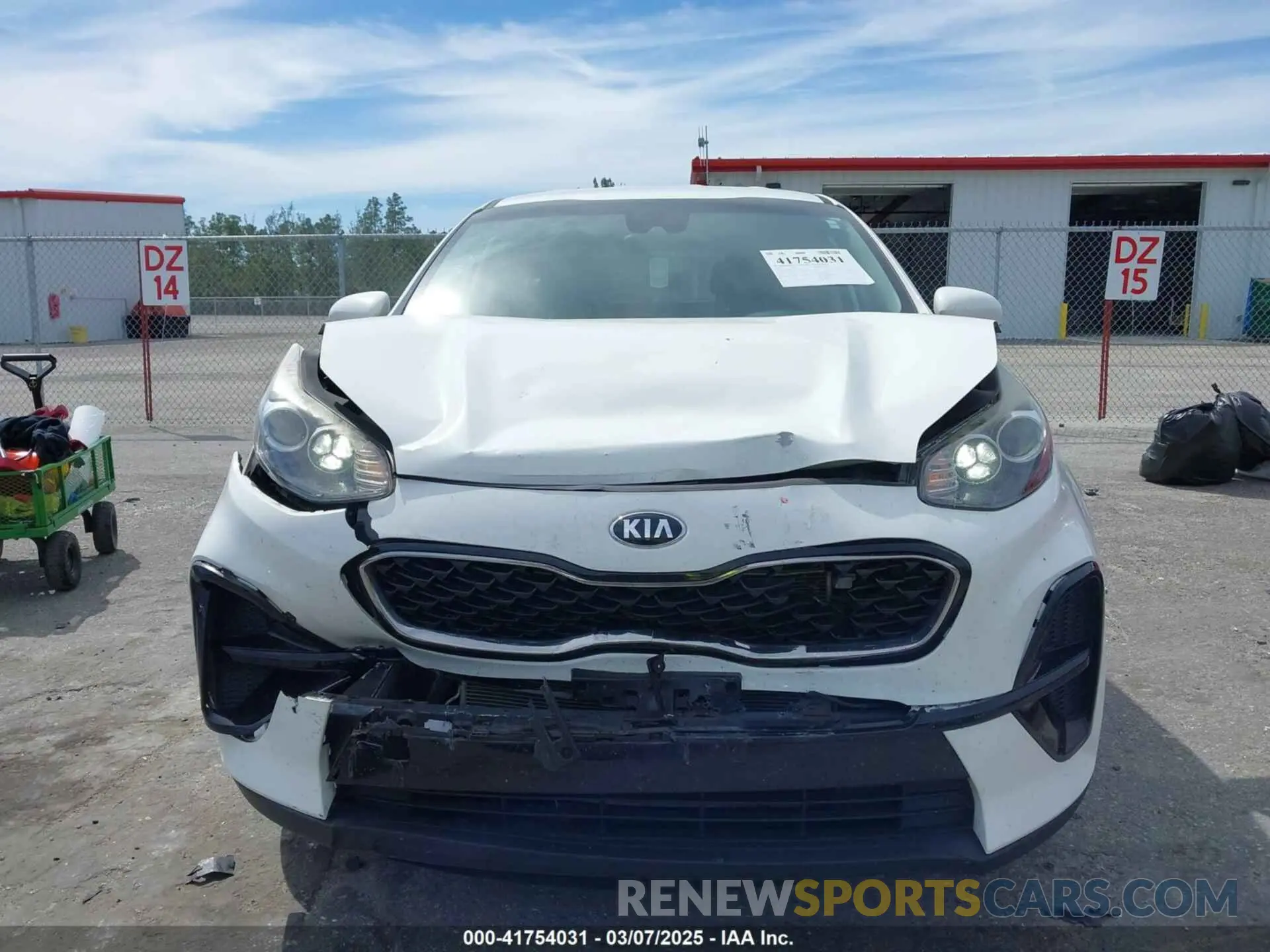 13 Photograph of a damaged car KNDPM3AC7L7723952 KIA SPORTAGE 2020