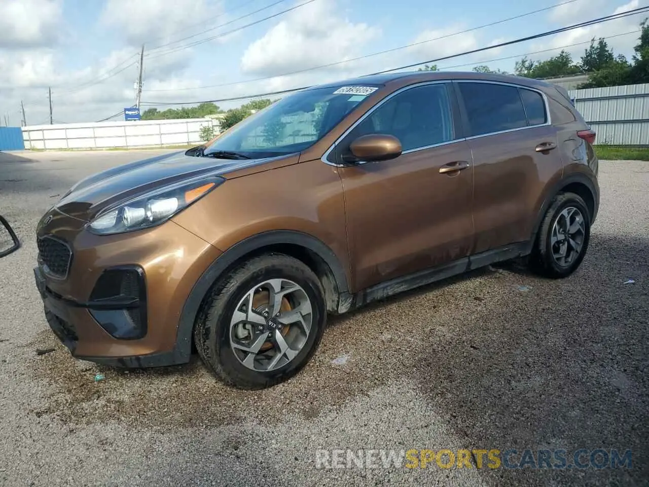 1 Photograph of a damaged car KNDPM3AC7L7737656 KIA SPORTAGE 2020