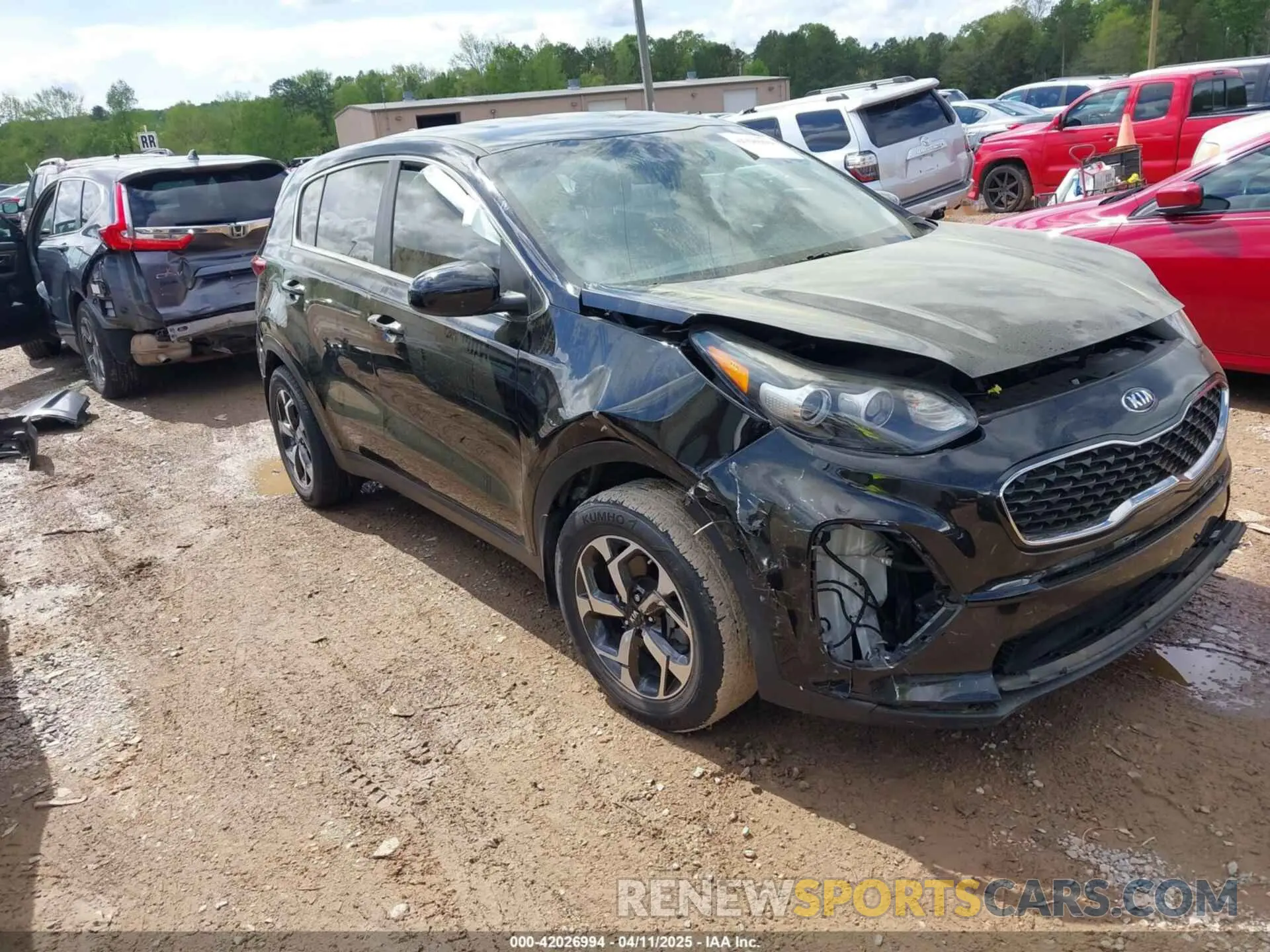 1 Photograph of a damaged car KNDPM3AC7L7755719 KIA SPORTAGE 2020