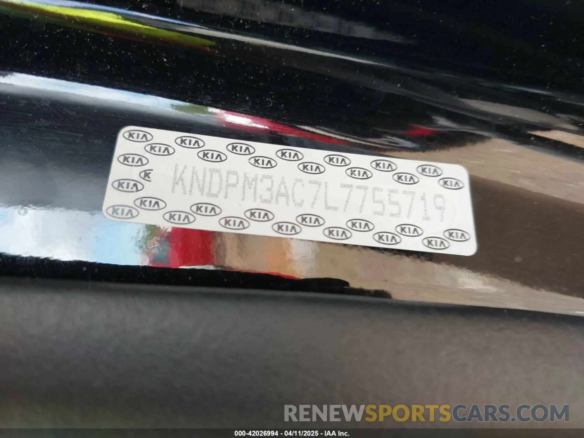 9 Photograph of a damaged car KNDPM3AC7L7755719 KIA SPORTAGE 2020