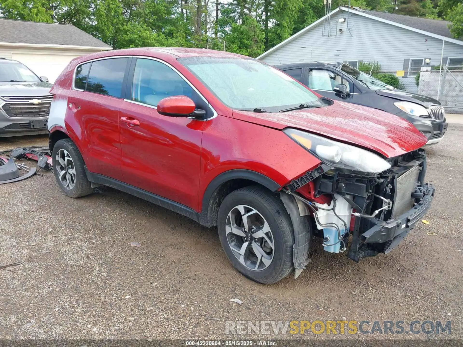 1 Photograph of a damaged car KNDPM3AC7L7791653 KIA SPORTAGE 2020