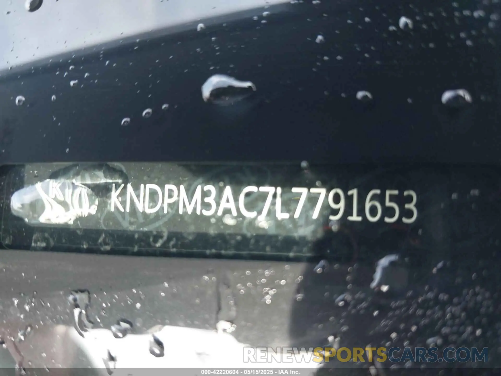 9 Photograph of a damaged car KNDPM3AC7L7791653 KIA SPORTAGE 2020
