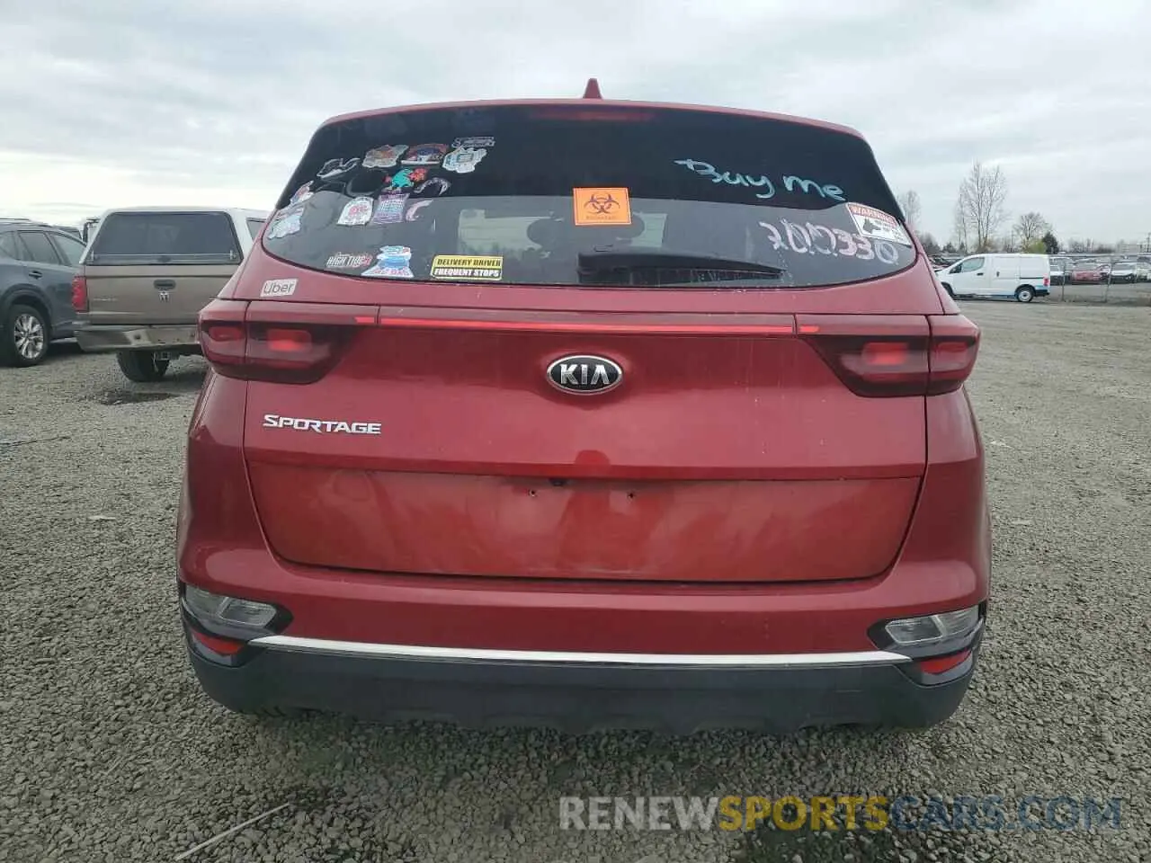 6 Photograph of a damaged car KNDPM3AC7L7808130 KIA SPORTAGE 2020