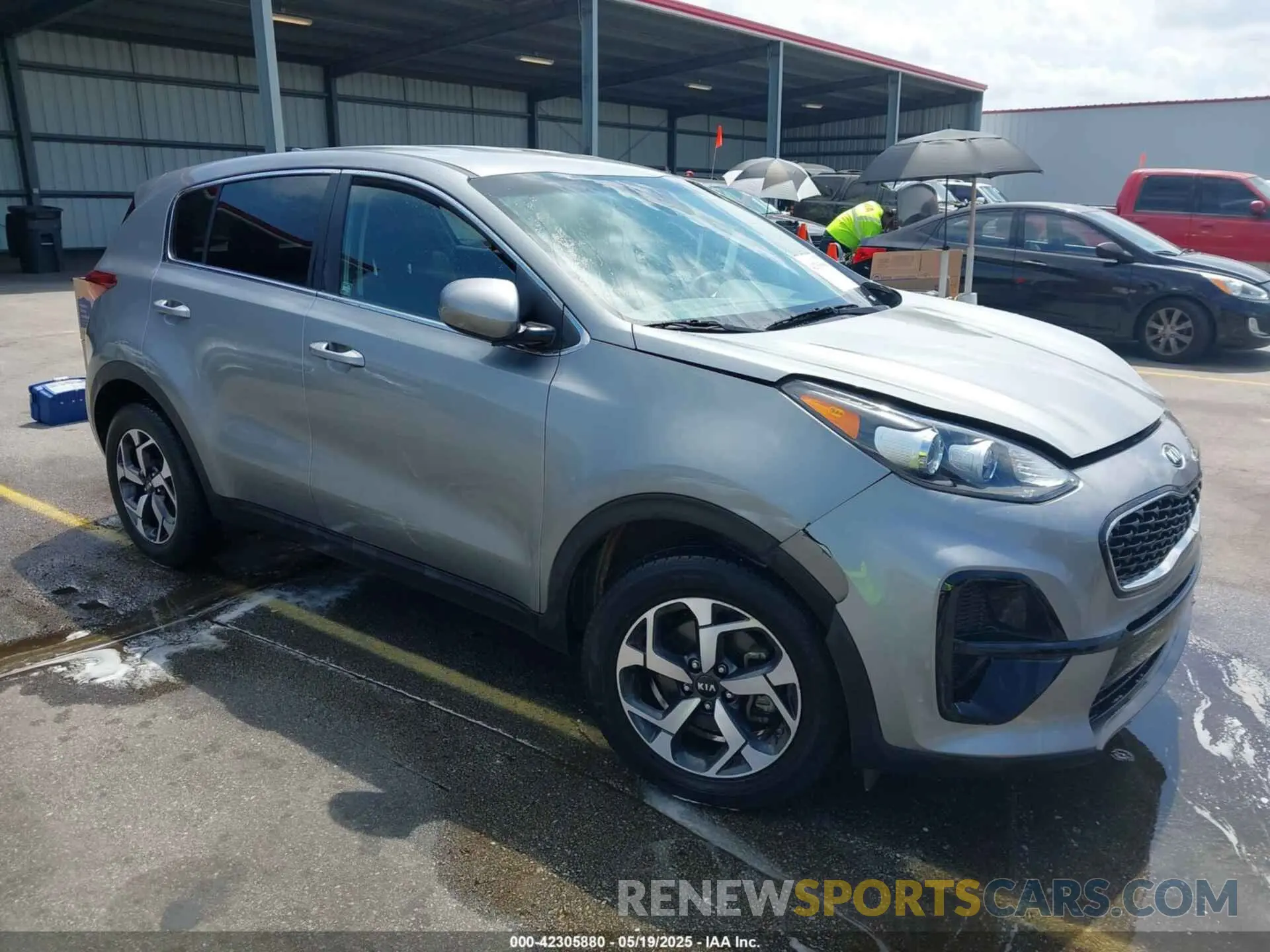 1 Photograph of a damaged car KNDPM3AC7L7827406 KIA SPORTAGE 2020