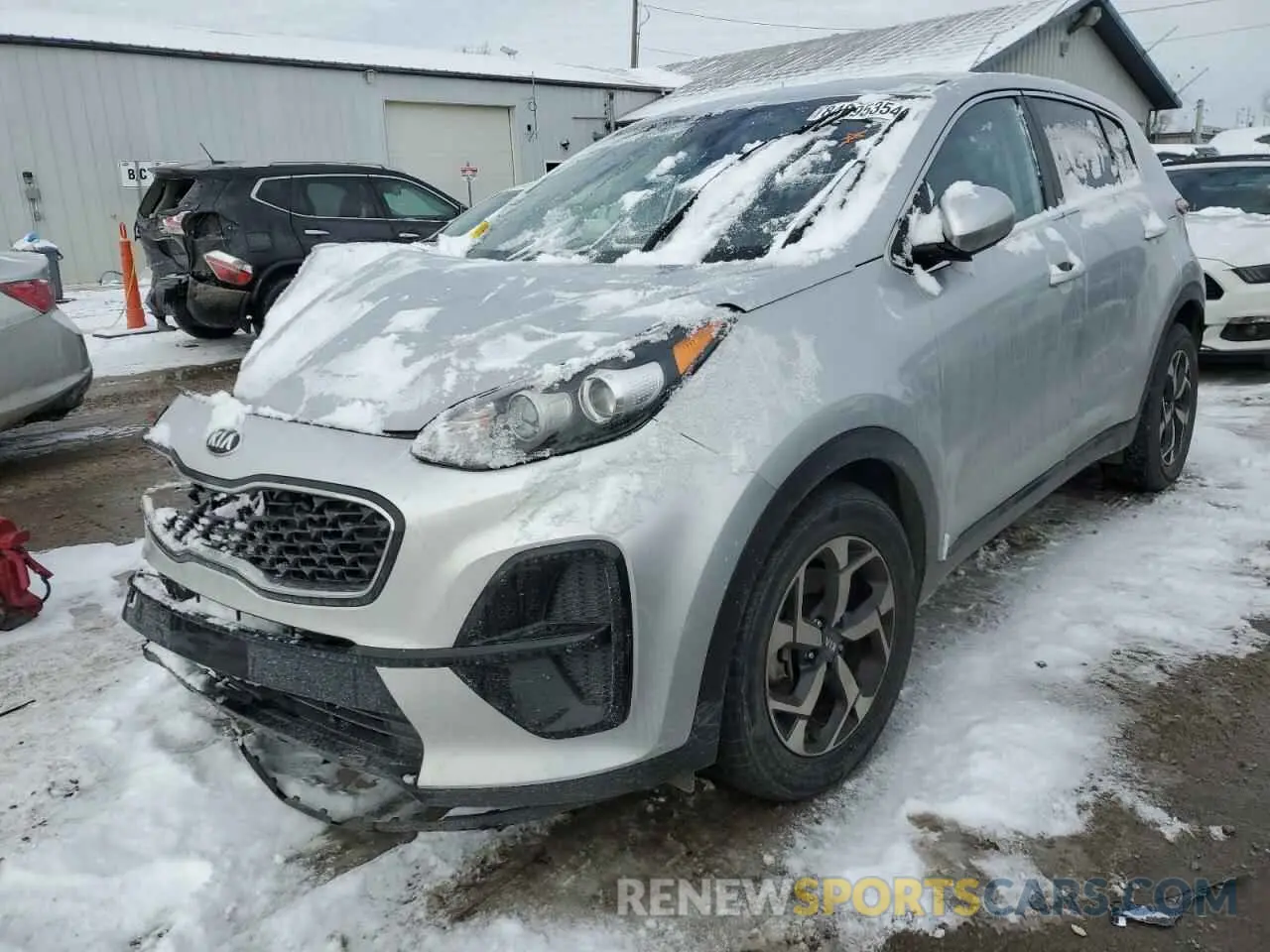 1 Photograph of a damaged car KNDPM3AC8L7757284 KIA SPORTAGE 2020