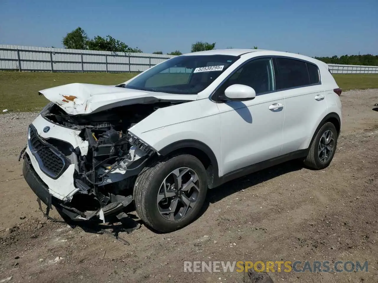 1 Photograph of a damaged car KNDPM3AC8L7775641 KIA SPORTAGE 2020