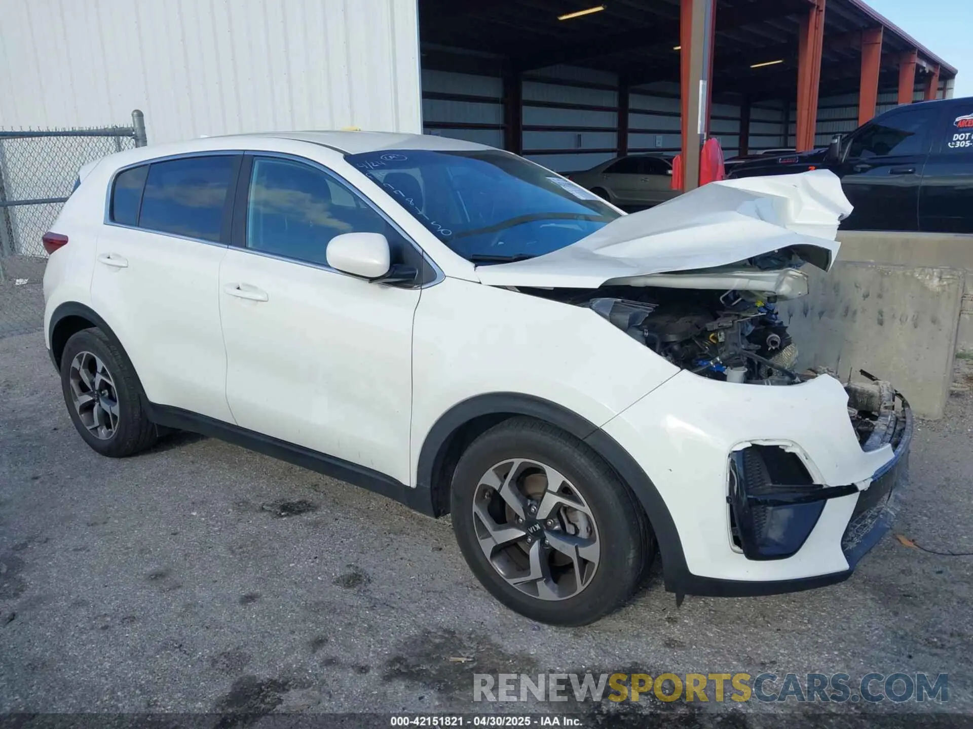1 Photograph of a damaged car KNDPM3AC8L7781150 KIA SPORTAGE 2020