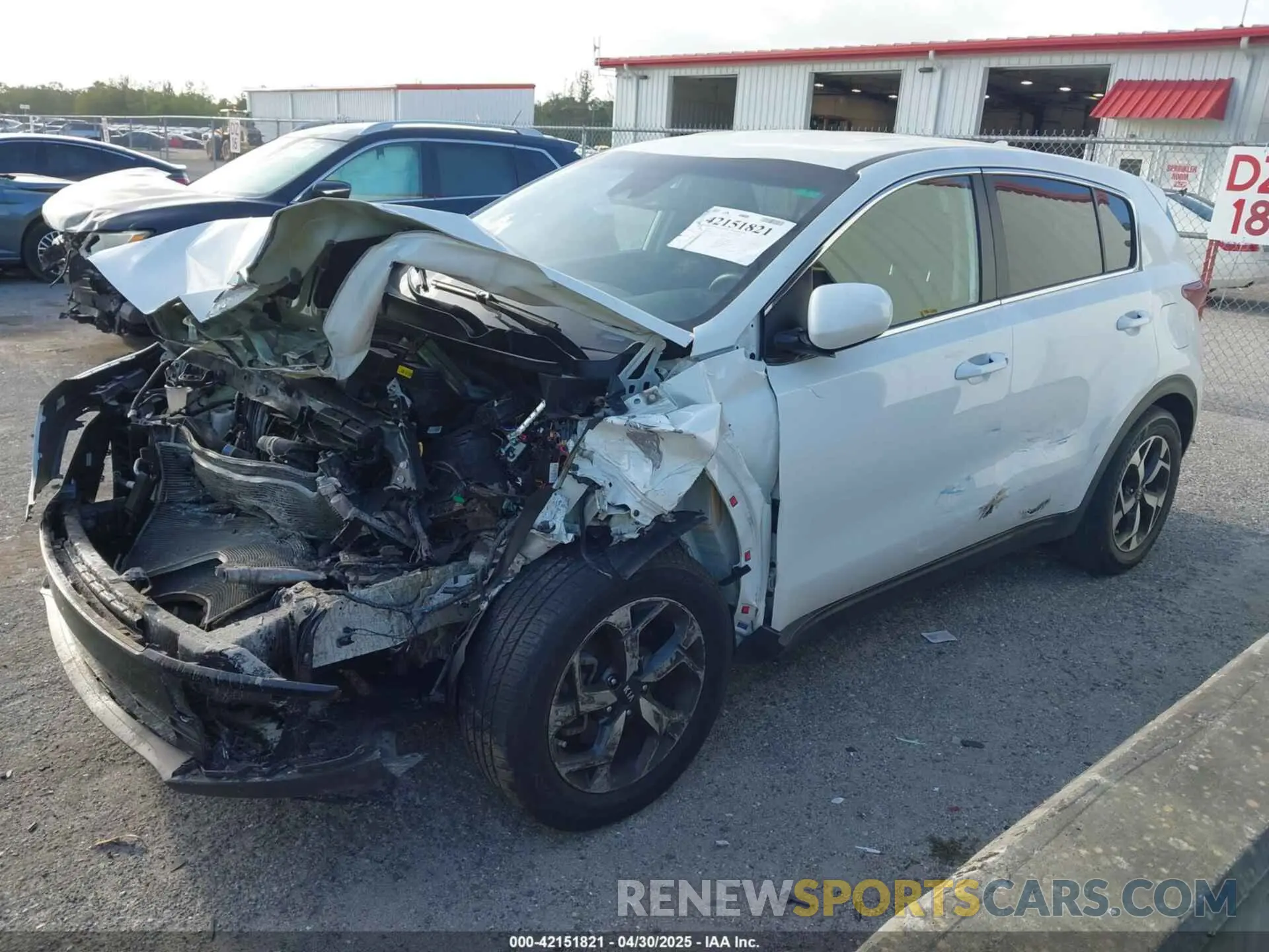 2 Photograph of a damaged car KNDPM3AC8L7781150 KIA SPORTAGE 2020