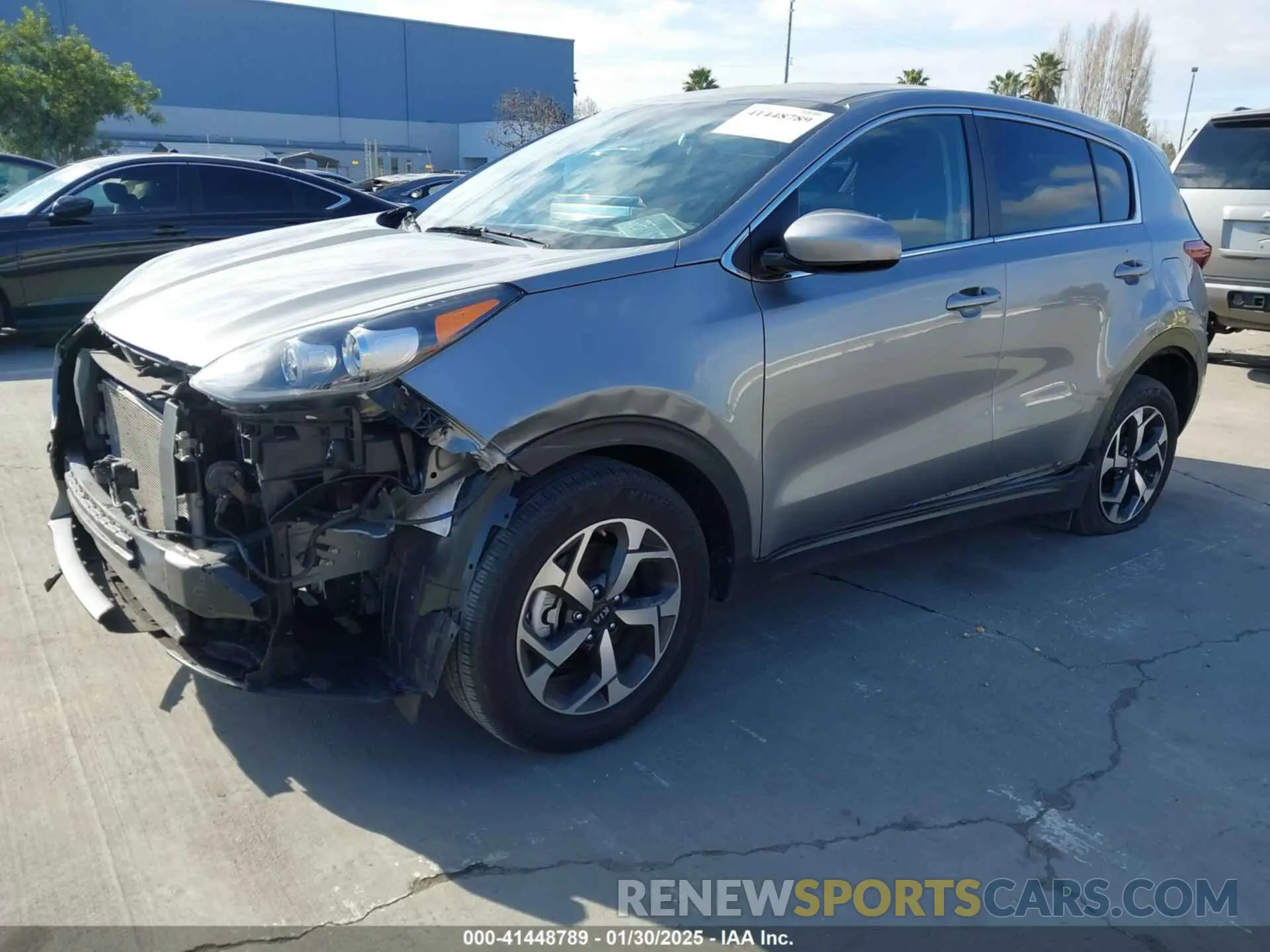 2 Photograph of a damaged car KNDPM3AC8L7792035 KIA SPORTAGE 2020