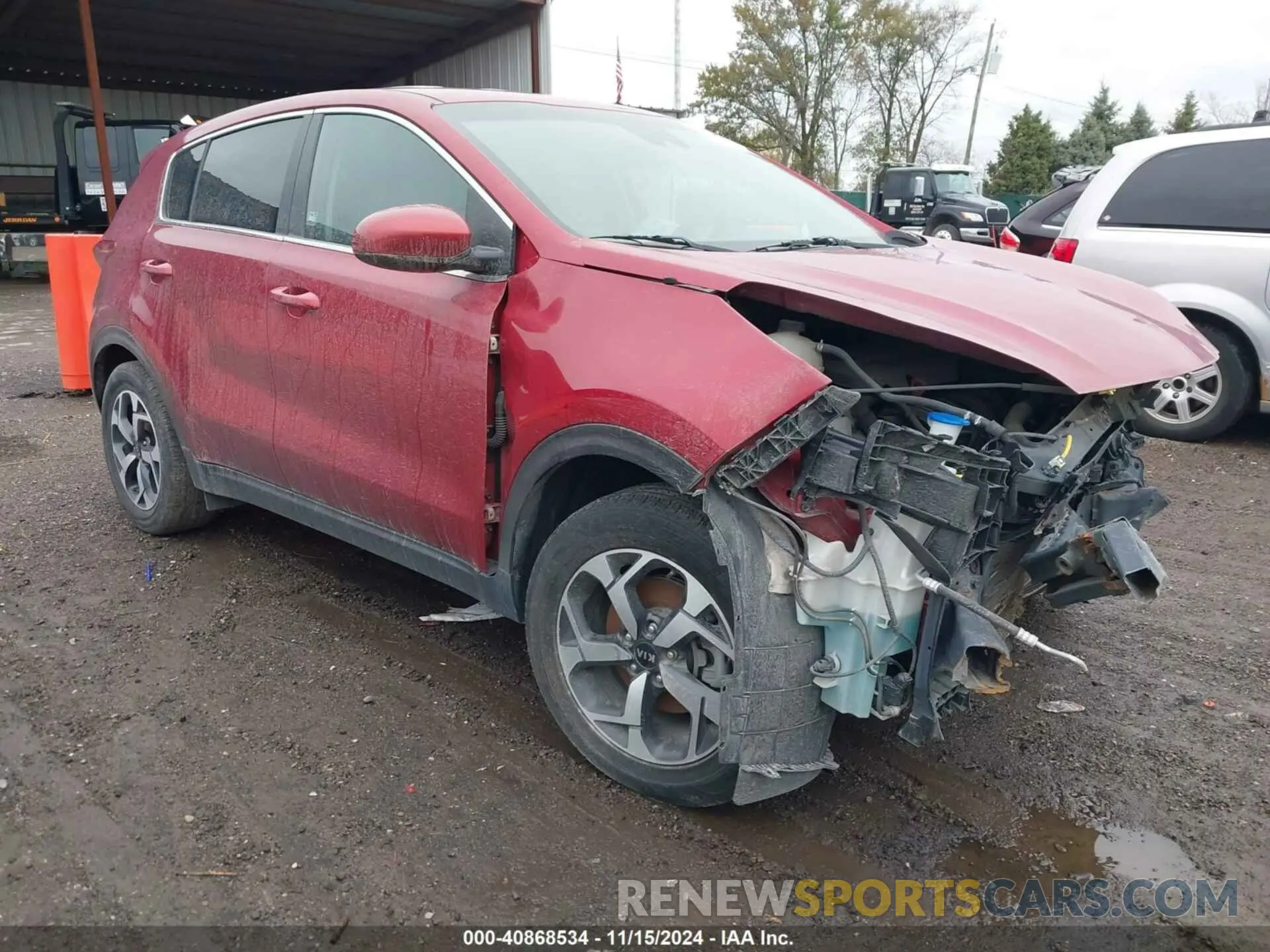 1 Photograph of a damaged car KNDPM3AC8L7840519 KIA SPORTAGE 2020