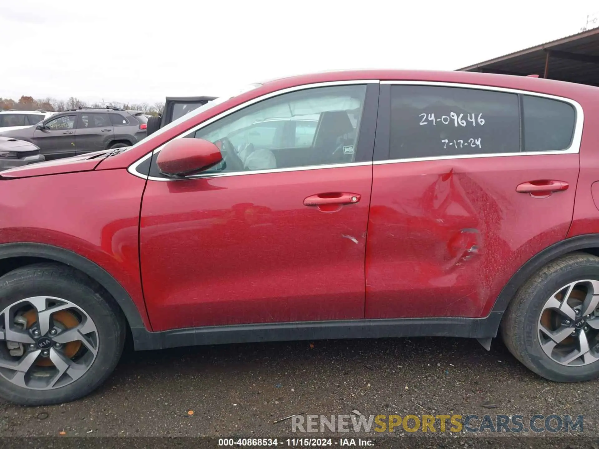 15 Photograph of a damaged car KNDPM3AC8L7840519 KIA SPORTAGE 2020