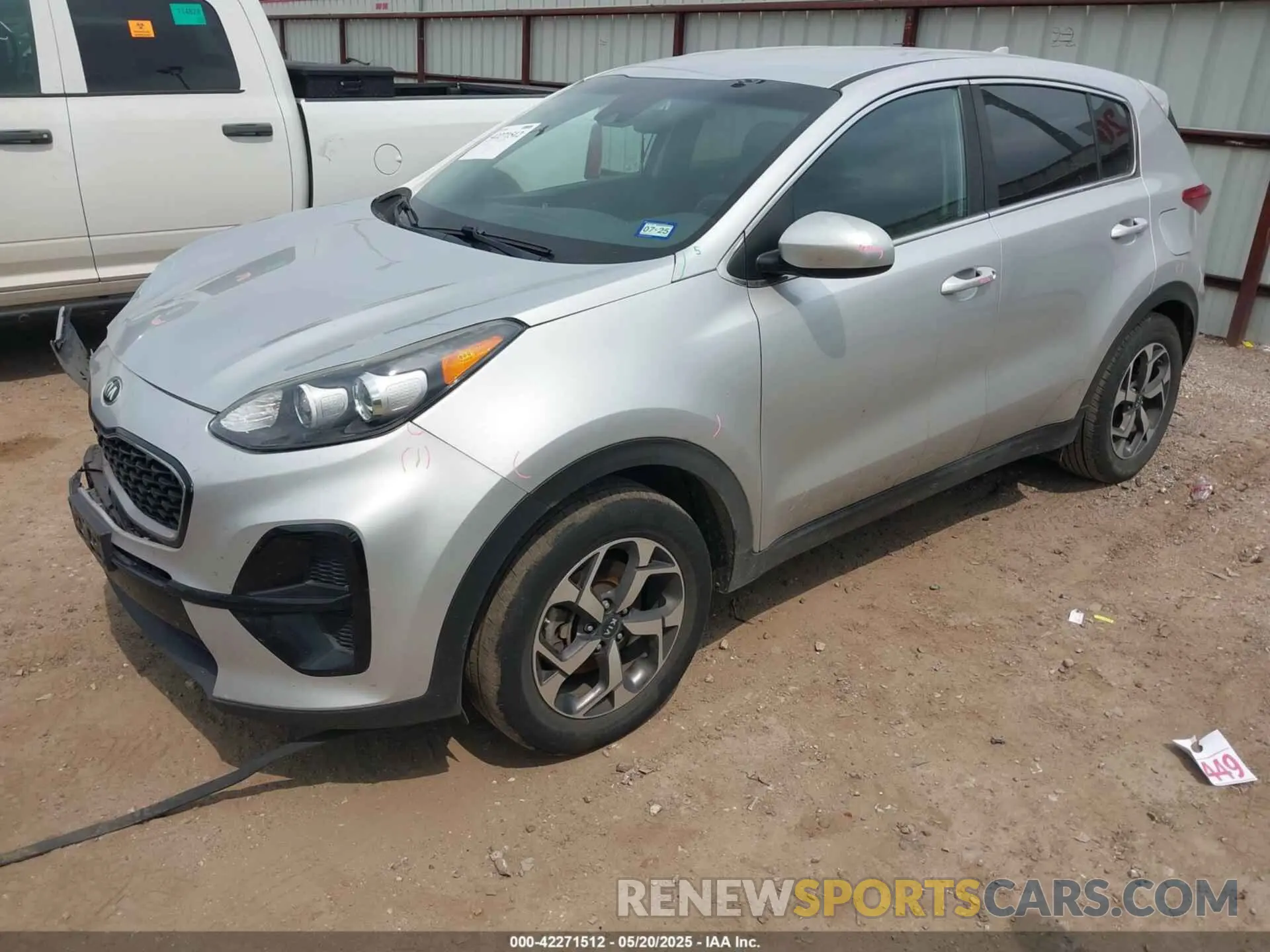 2 Photograph of a damaged car KNDPM3AC9L7810199 KIA SPORTAGE 2020