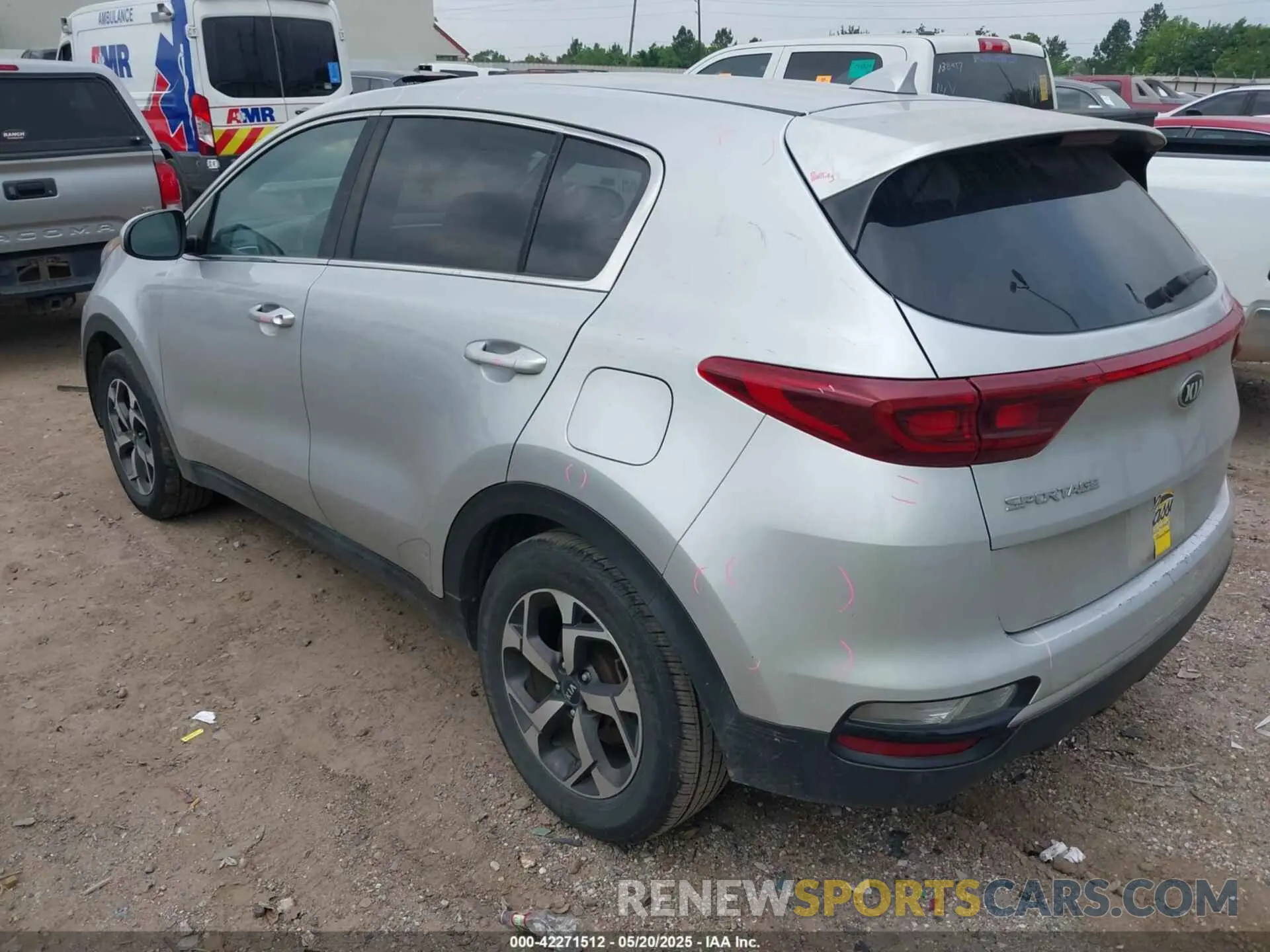 3 Photograph of a damaged car KNDPM3AC9L7810199 KIA SPORTAGE 2020