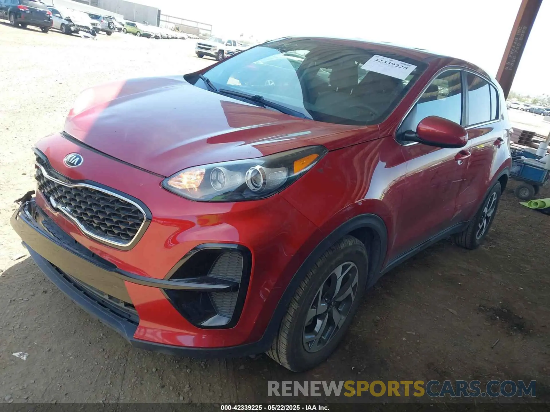 2 Photograph of a damaged car KNDPM3AC9L7817282 KIA SPORTAGE 2020