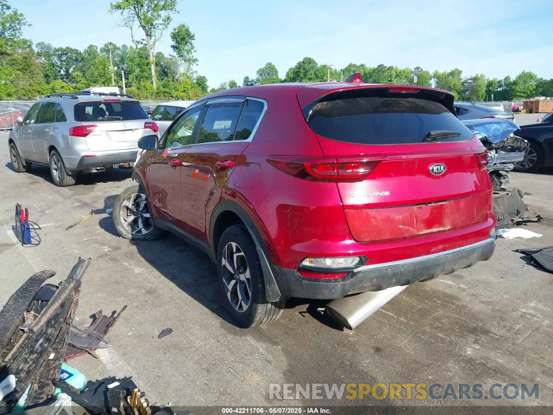 3 Photograph of a damaged car KNDPM3AC9L7835944 KIA SPORTAGE 2020
