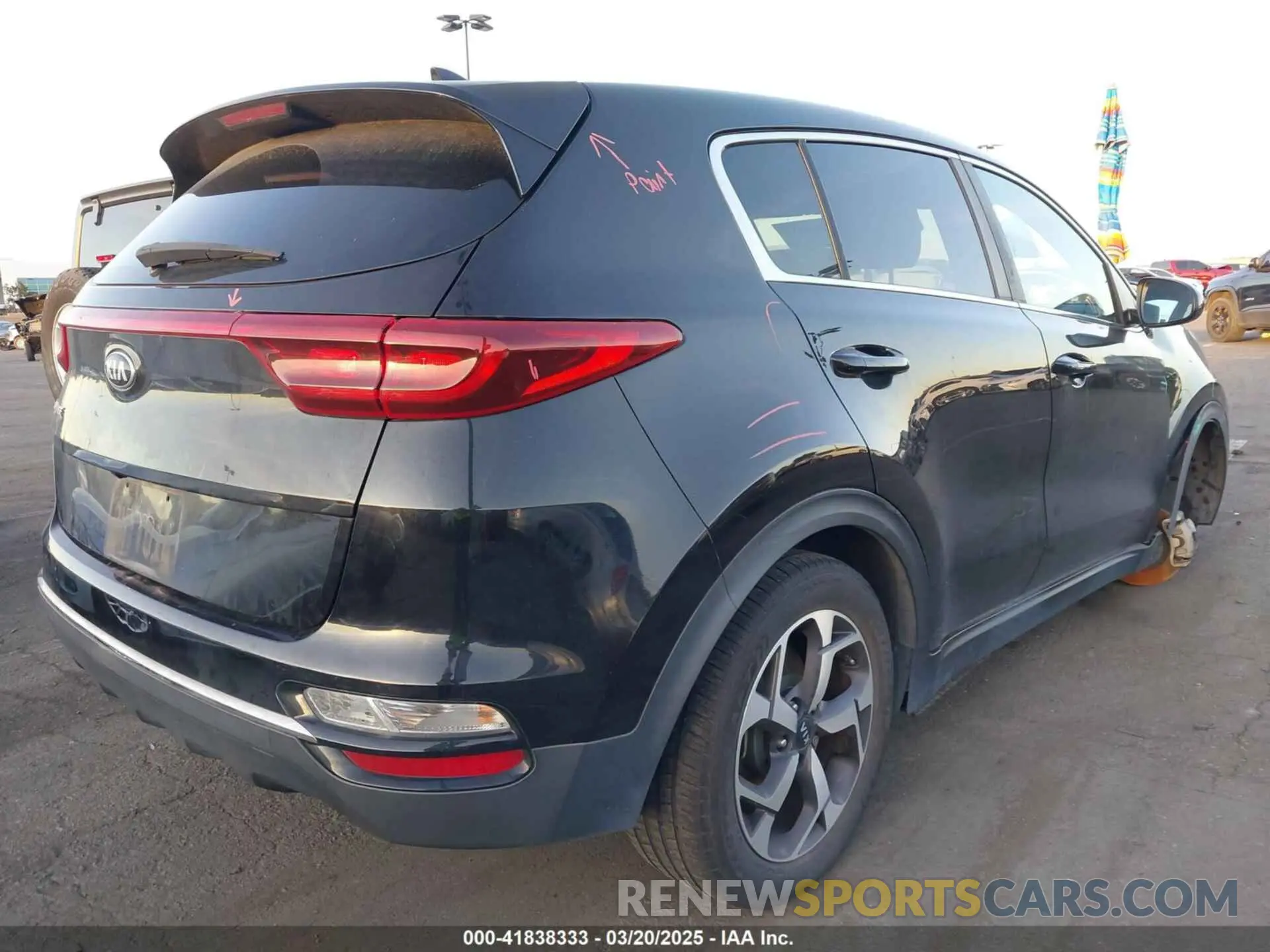 4 Photograph of a damaged car KNDPM3ACXL7651581 KIA SPORTAGE 2020