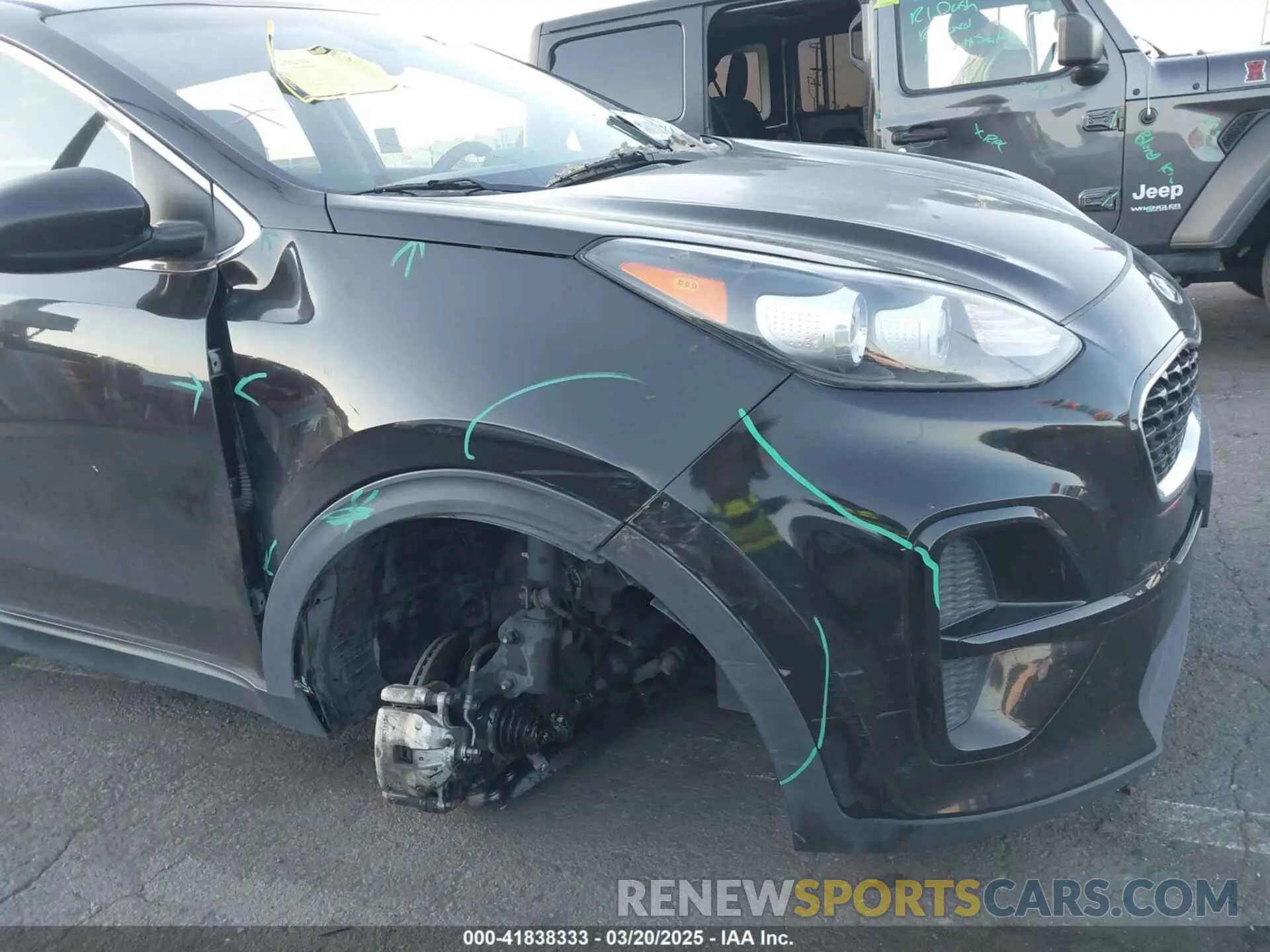 6 Photograph of a damaged car KNDPM3ACXL7651581 KIA SPORTAGE 2020