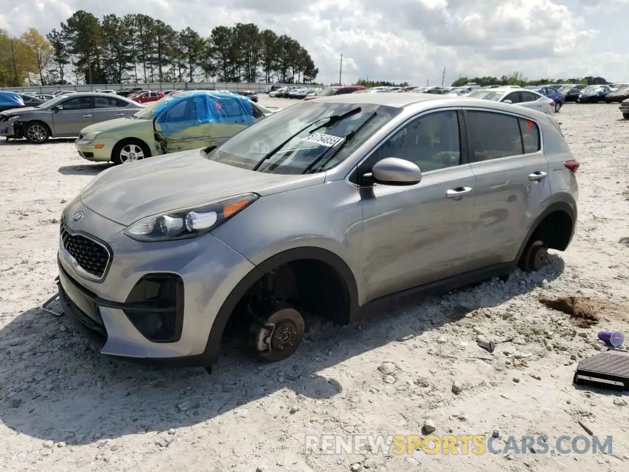1 Photograph of a damaged car KNDPM3ACXL7724089 KIA SPORTAGE 2020