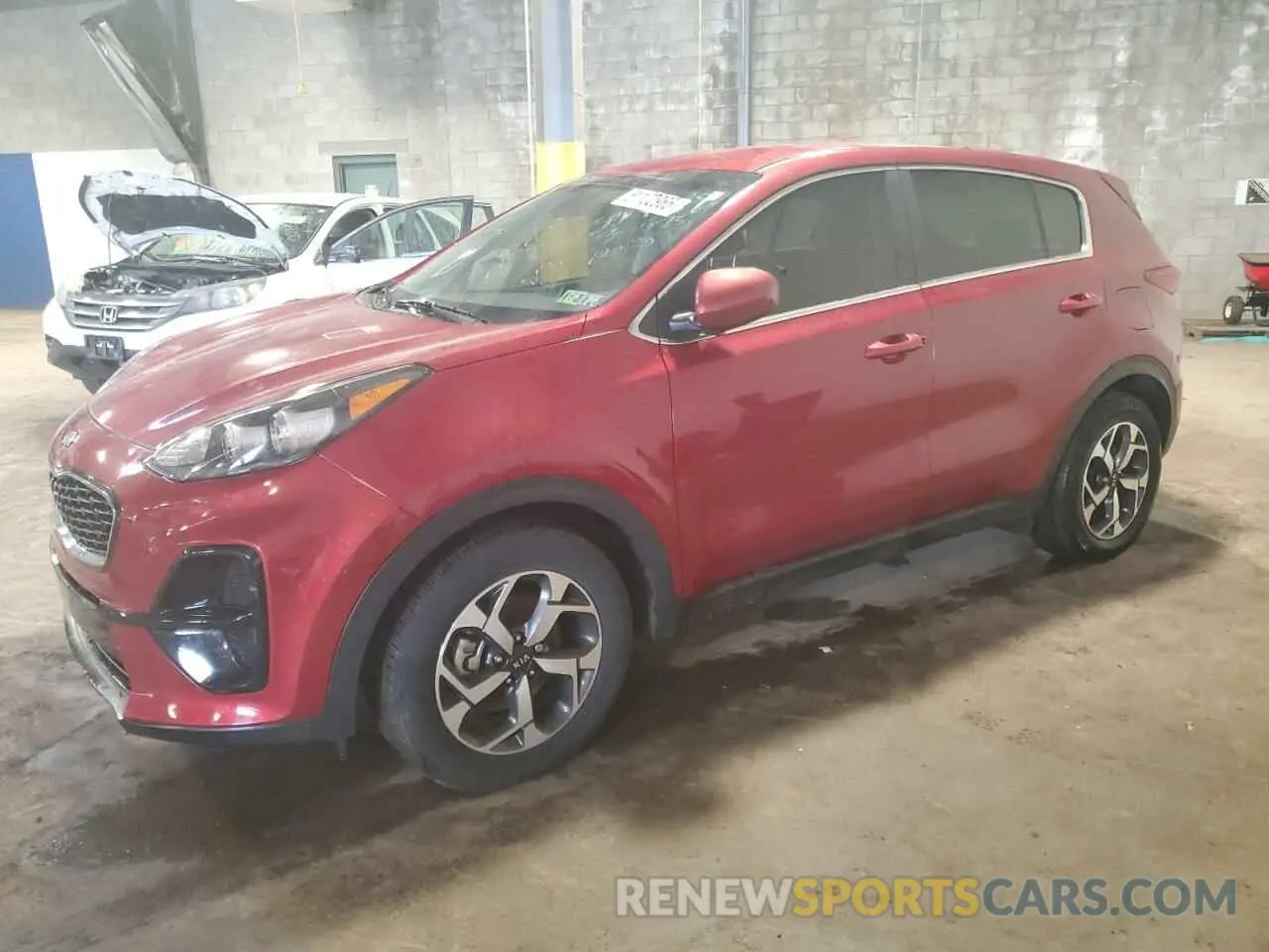 1 Photograph of a damaged car KNDPM3ACXL7725095 KIA SPORTAGE 2020