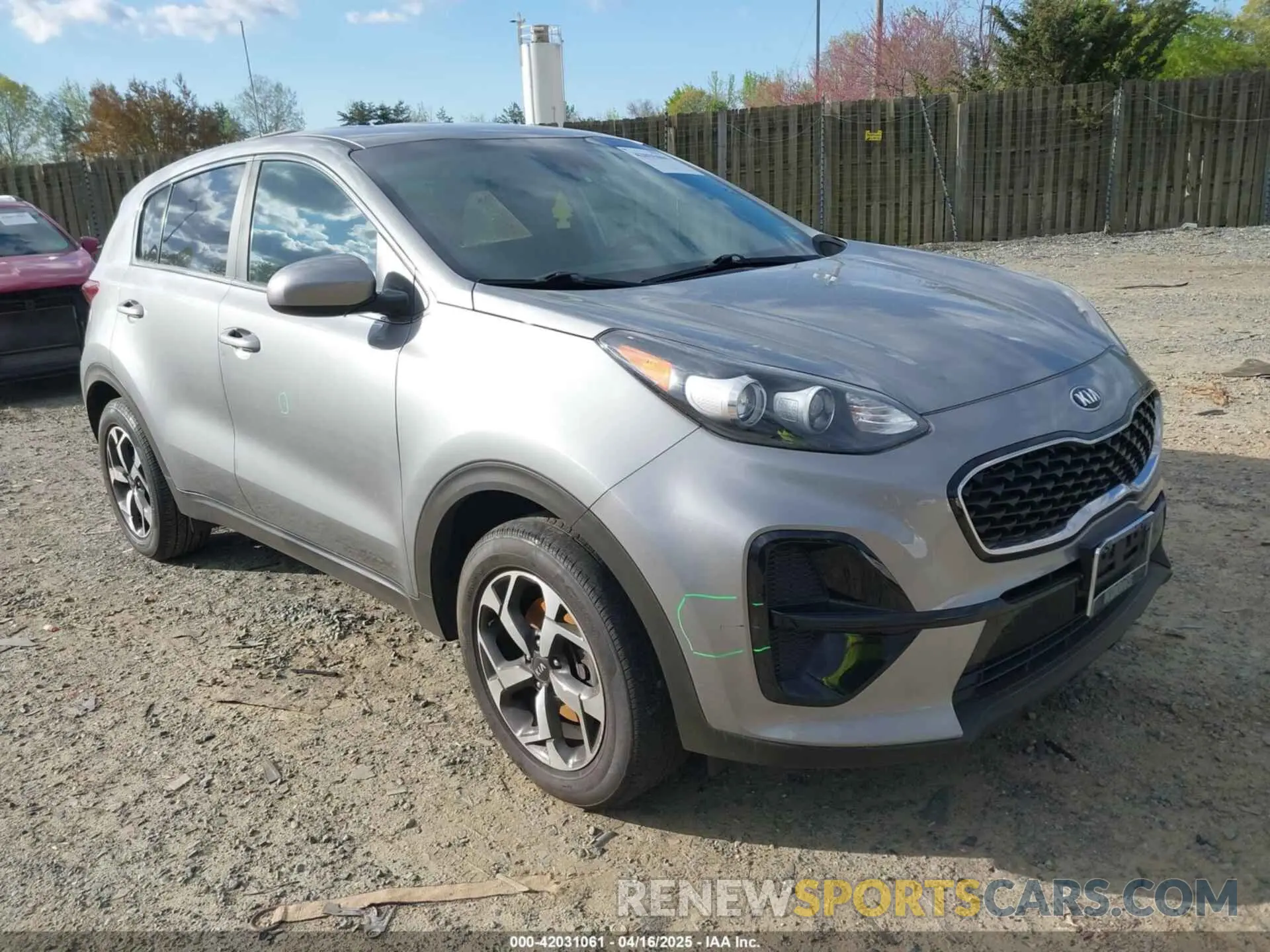 1 Photograph of a damaged car KNDPM3ACXL7823382 KIA SPORTAGE 2020