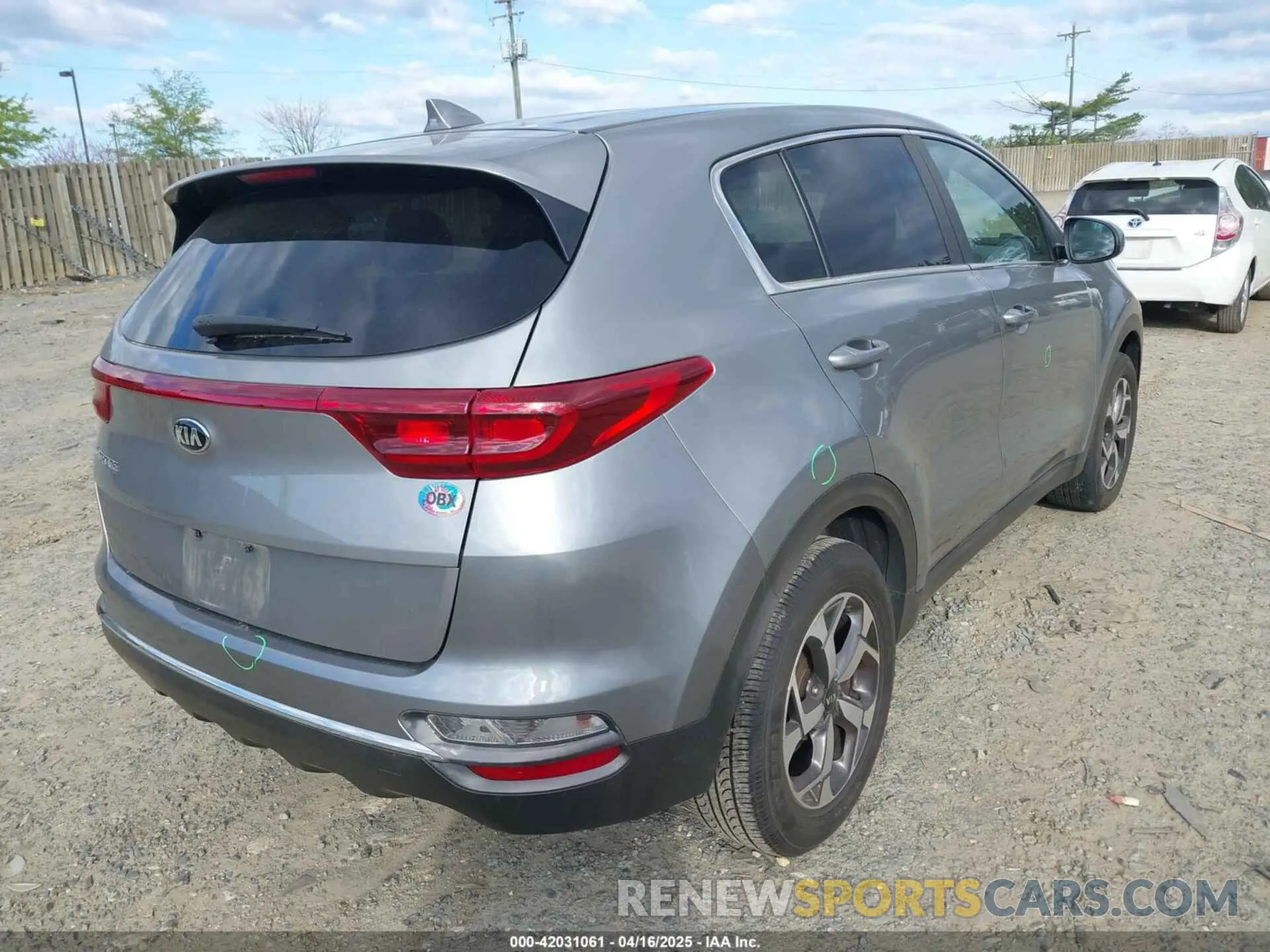 4 Photograph of a damaged car KNDPM3ACXL7823382 KIA SPORTAGE 2020