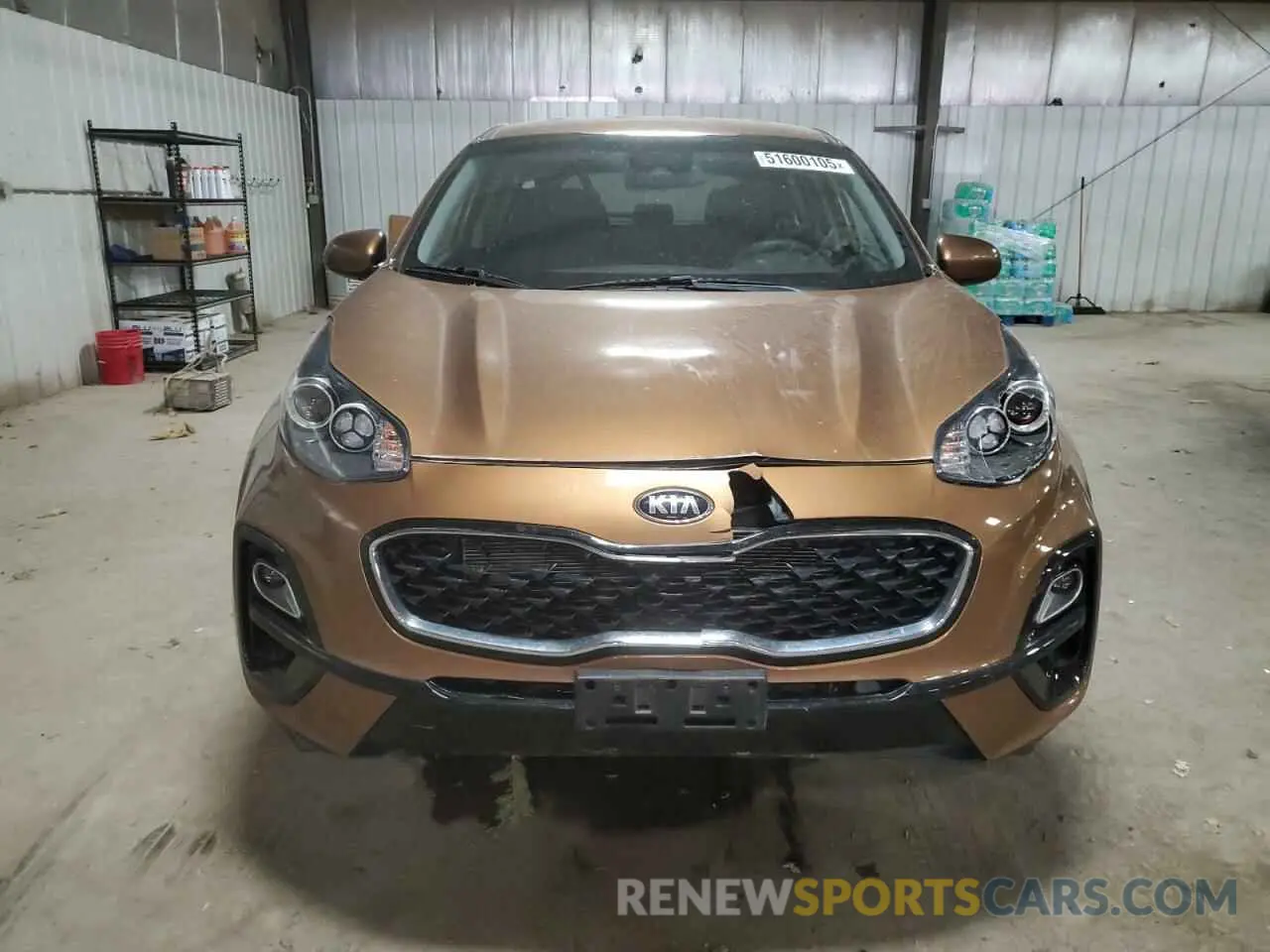 5 Photograph of a damaged car KNDPMCAC0L7737658 KIA SPORTAGE 2020