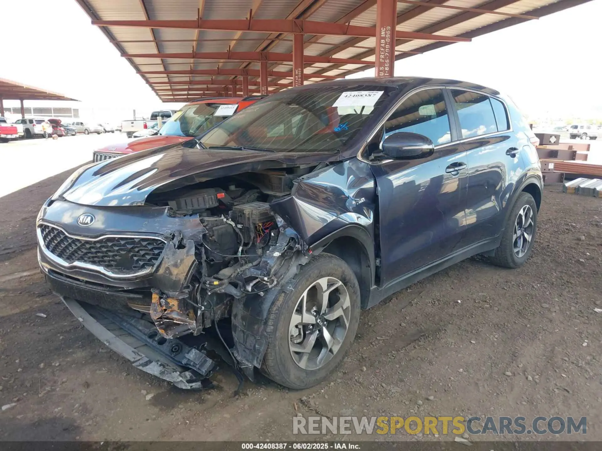 2 Photograph of a damaged car KNDPMCAC0L7745162 KIA SPORTAGE 2020