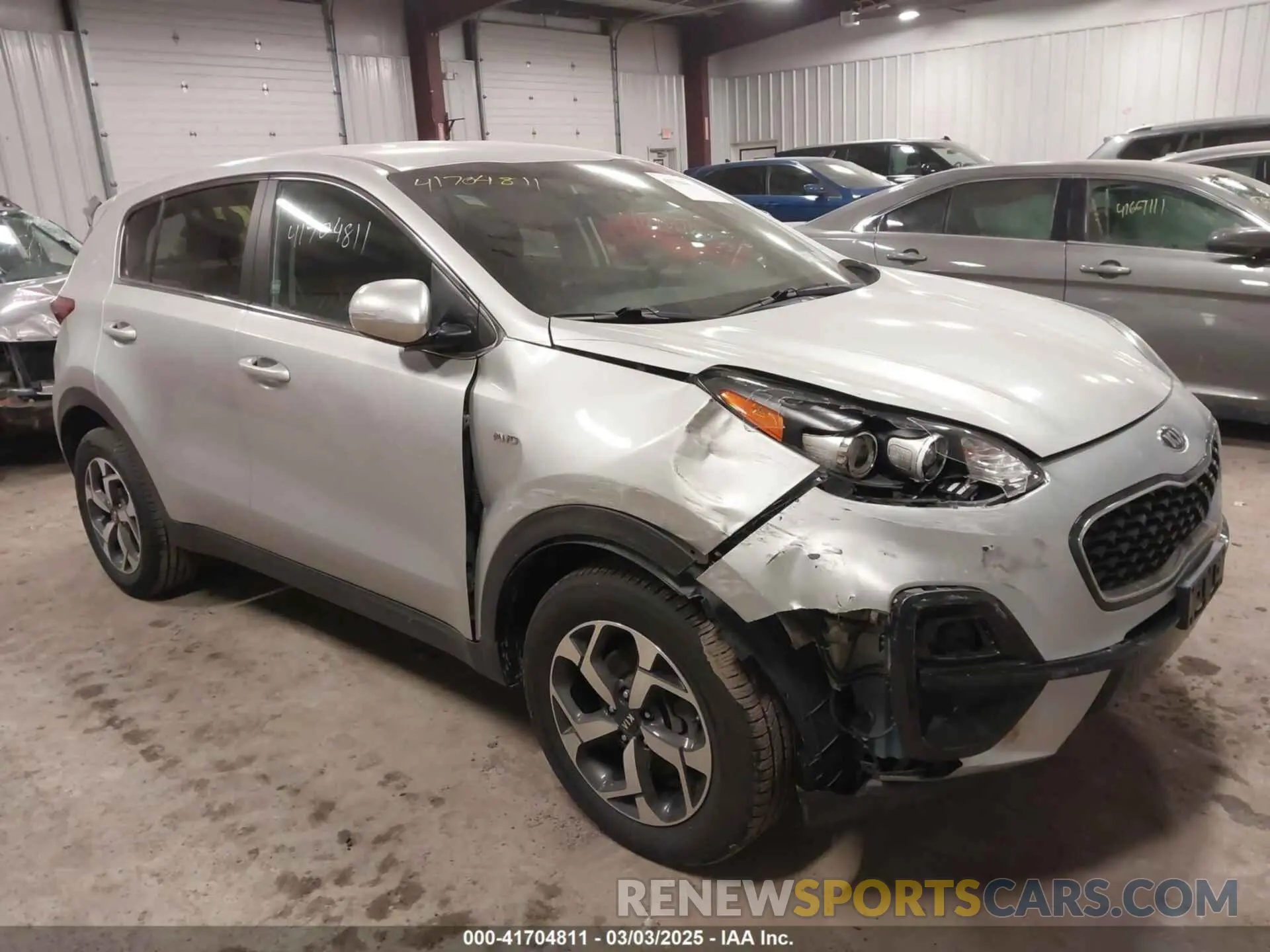 1 Photograph of a damaged car KNDPMCAC0L7810205 KIA SPORTAGE 2020