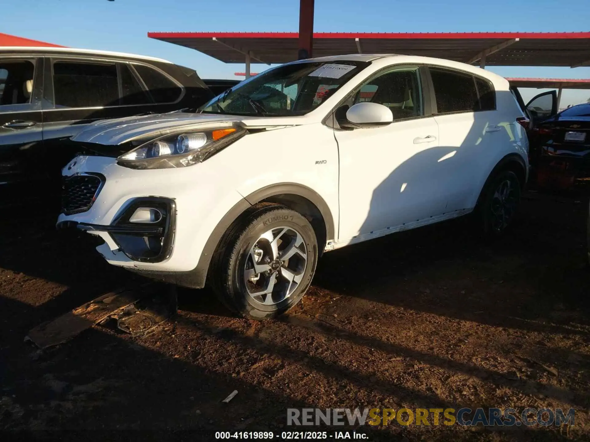 2 Photograph of a damaged car KNDPMCAC1L7689099 KIA SPORTAGE 2020