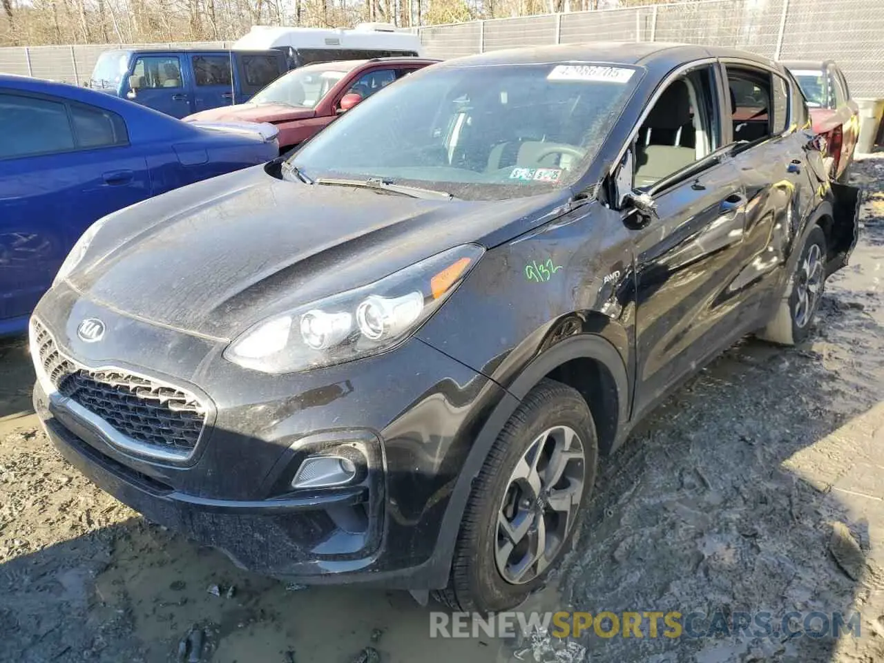 1 Photograph of a damaged car KNDPMCAC1L7796461 KIA SPORTAGE 2020