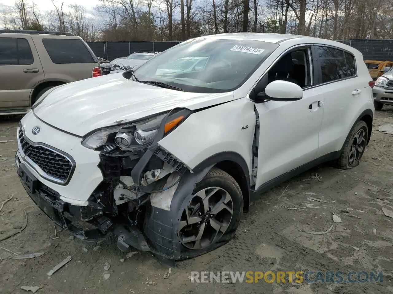 1 Photograph of a damaged car KNDPMCAC1L7811850 KIA SPORTAGE 2020