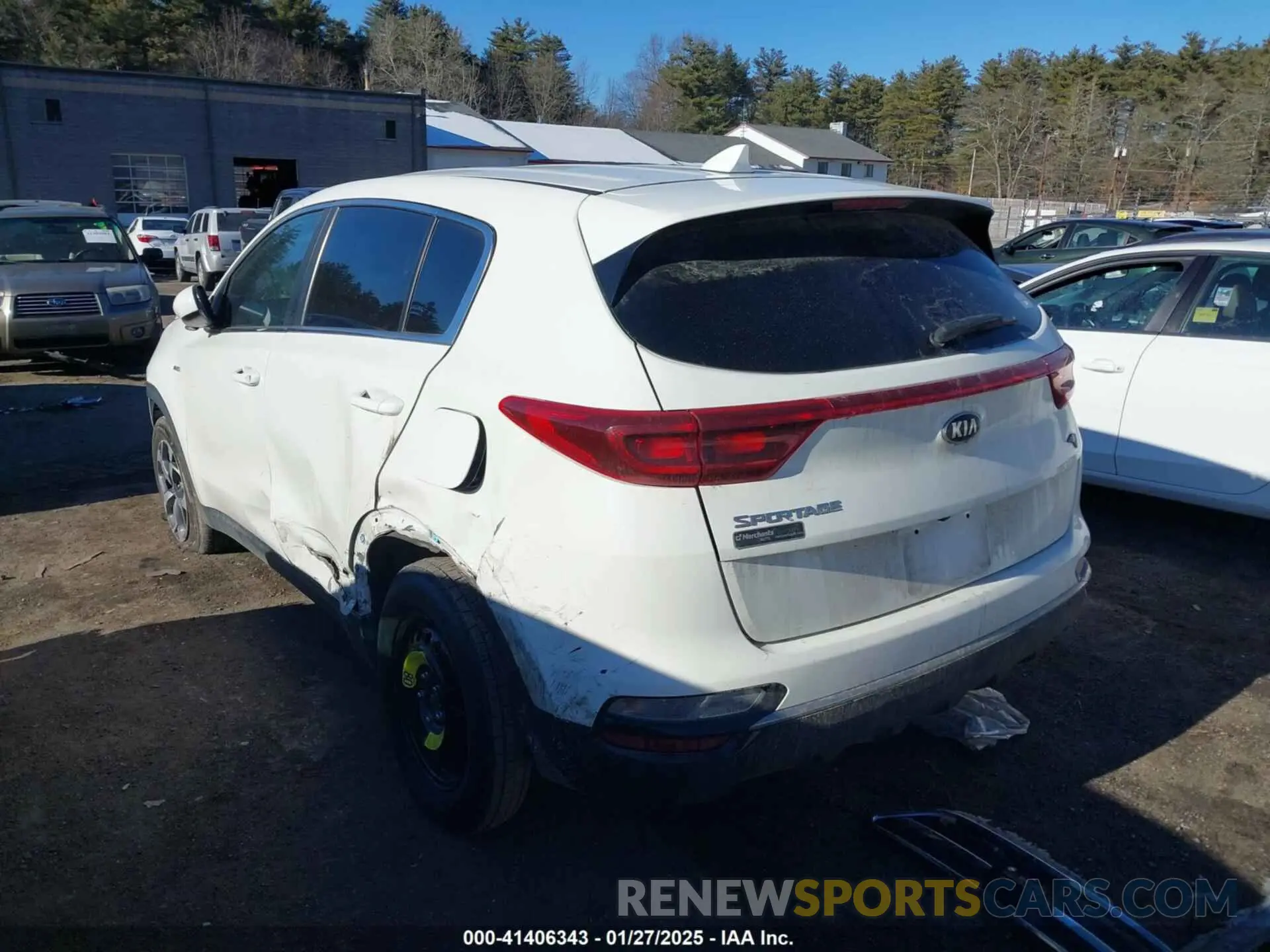 3 Photograph of a damaged car KNDPMCAC1L7830298 KIA SPORTAGE 2020