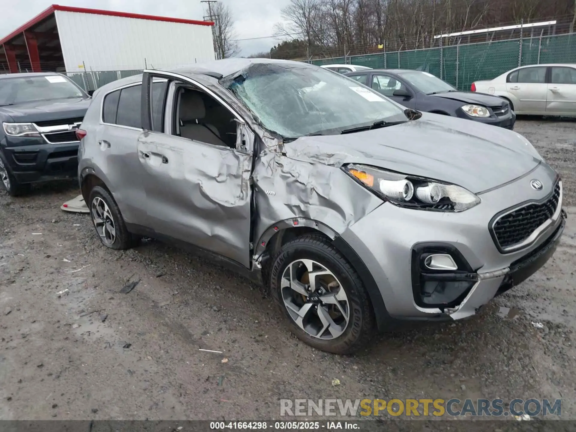 1 Photograph of a damaged car KNDPMCAC2L7630529 KIA SPORTAGE 2020