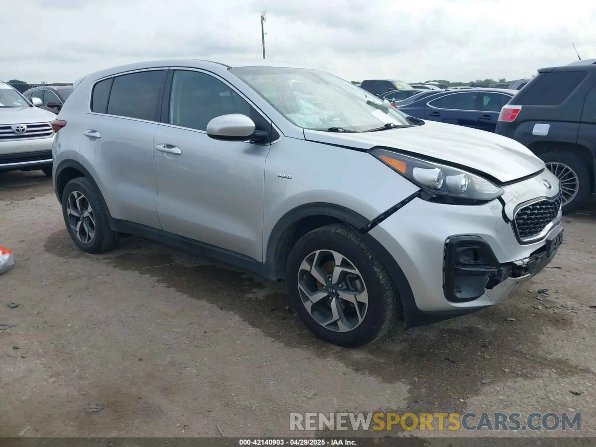 1 Photograph of a damaged car KNDPMCAC2L7786991 KIA SPORTAGE 2020