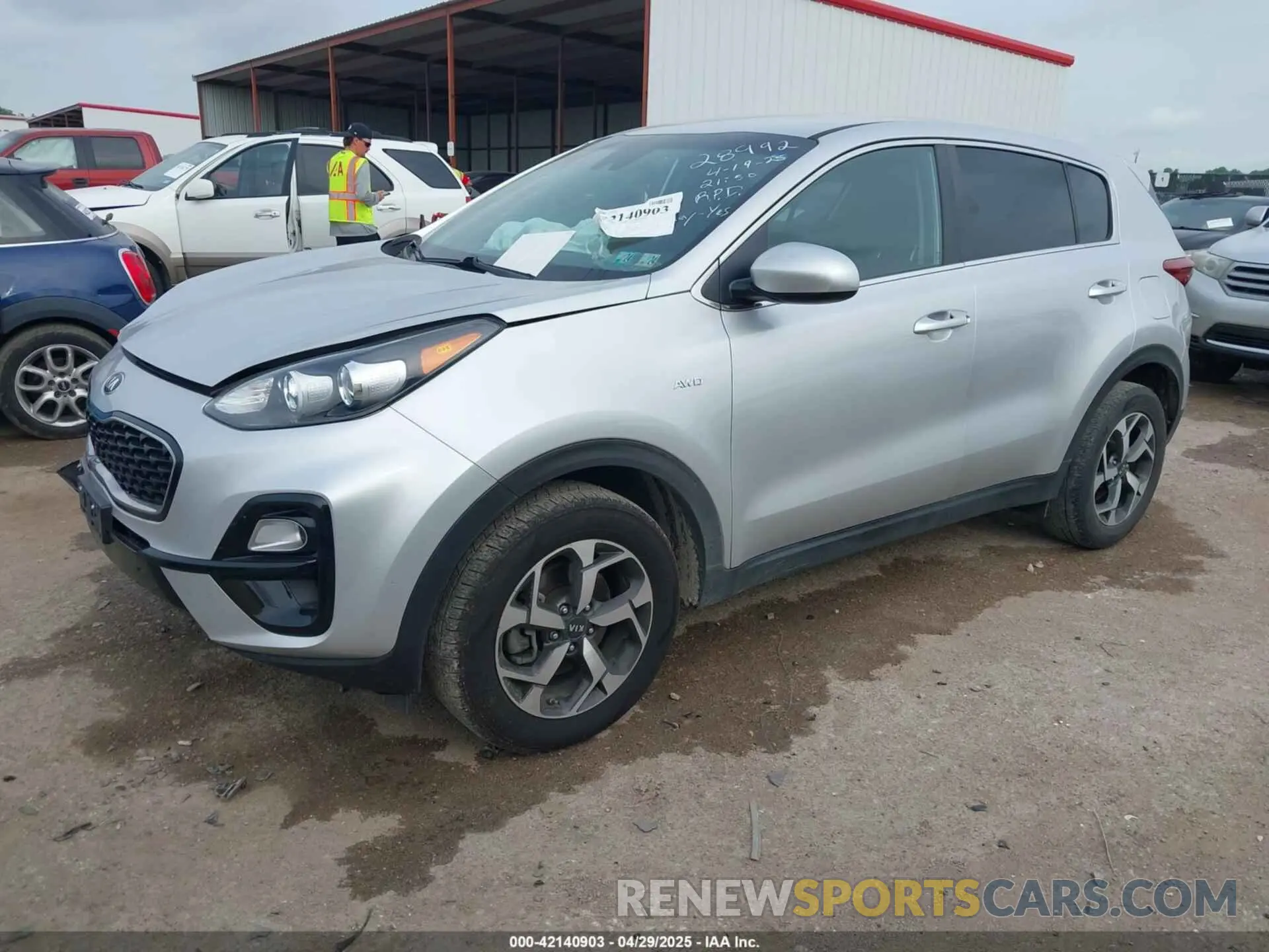 2 Photograph of a damaged car KNDPMCAC2L7786991 KIA SPORTAGE 2020