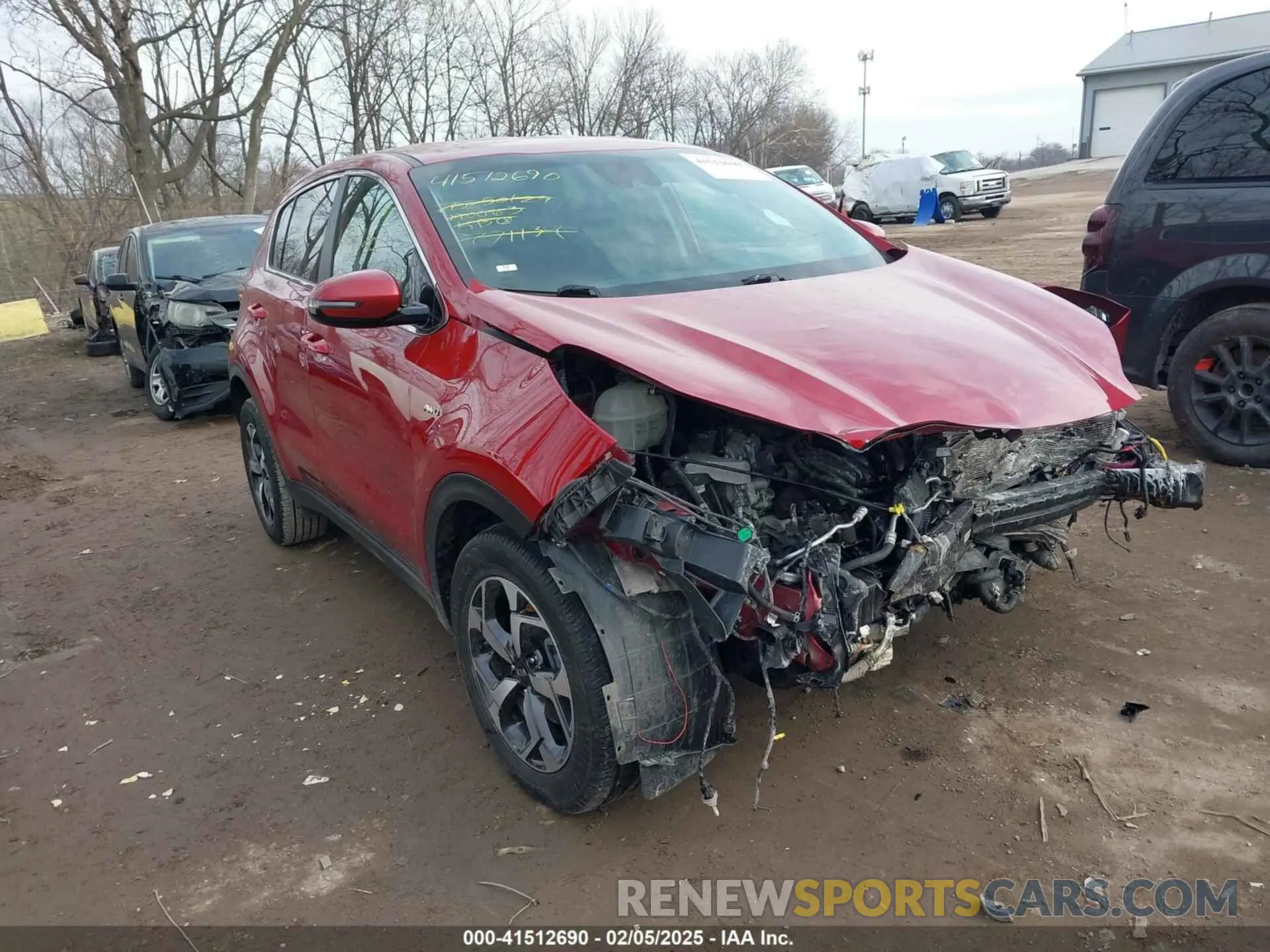 1 Photograph of a damaged car KNDPMCAC3L7771139 KIA SPORTAGE 2020