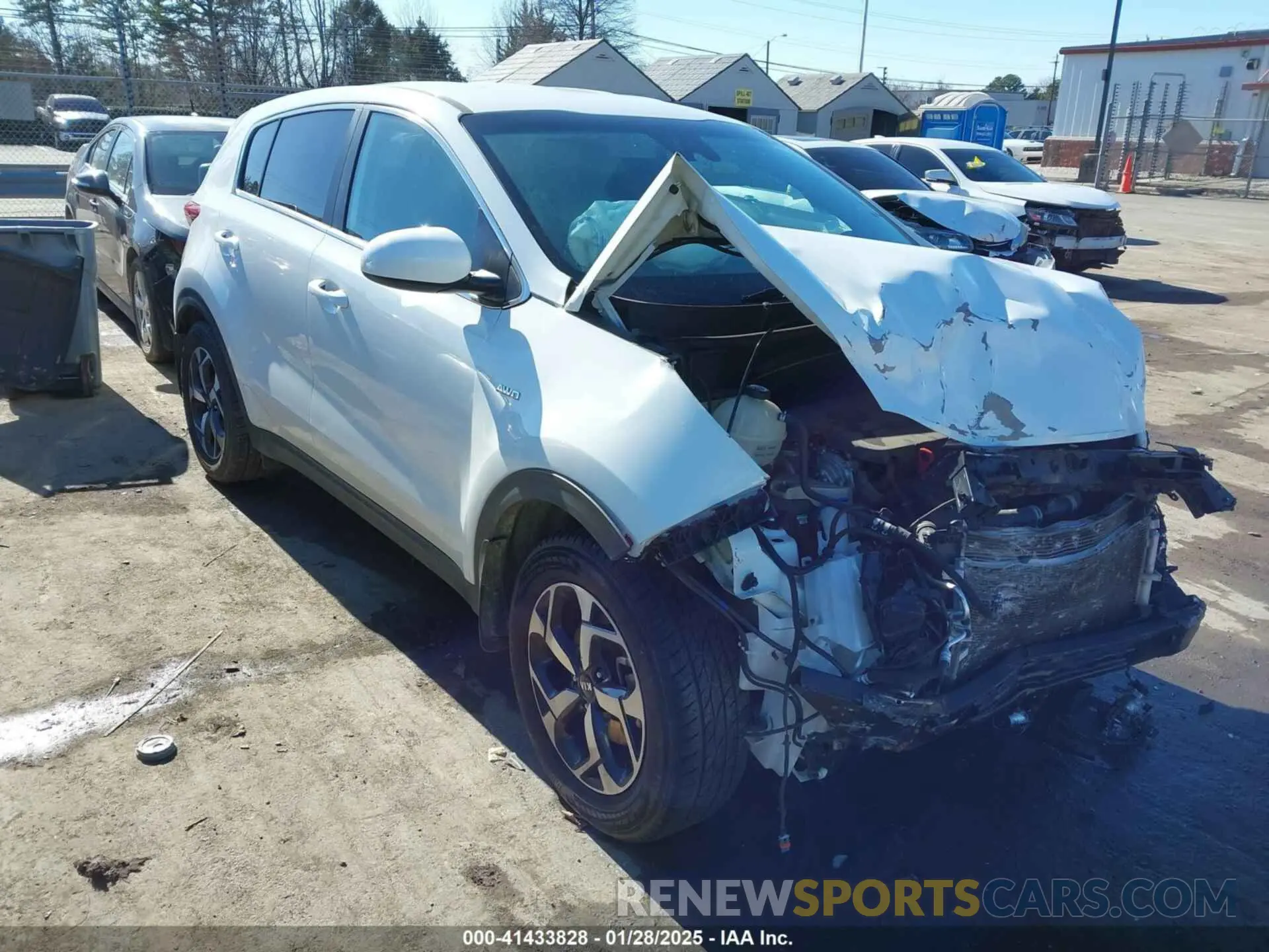 1 Photograph of a damaged car KNDPMCAC4L7792355 KIA SPORTAGE 2020