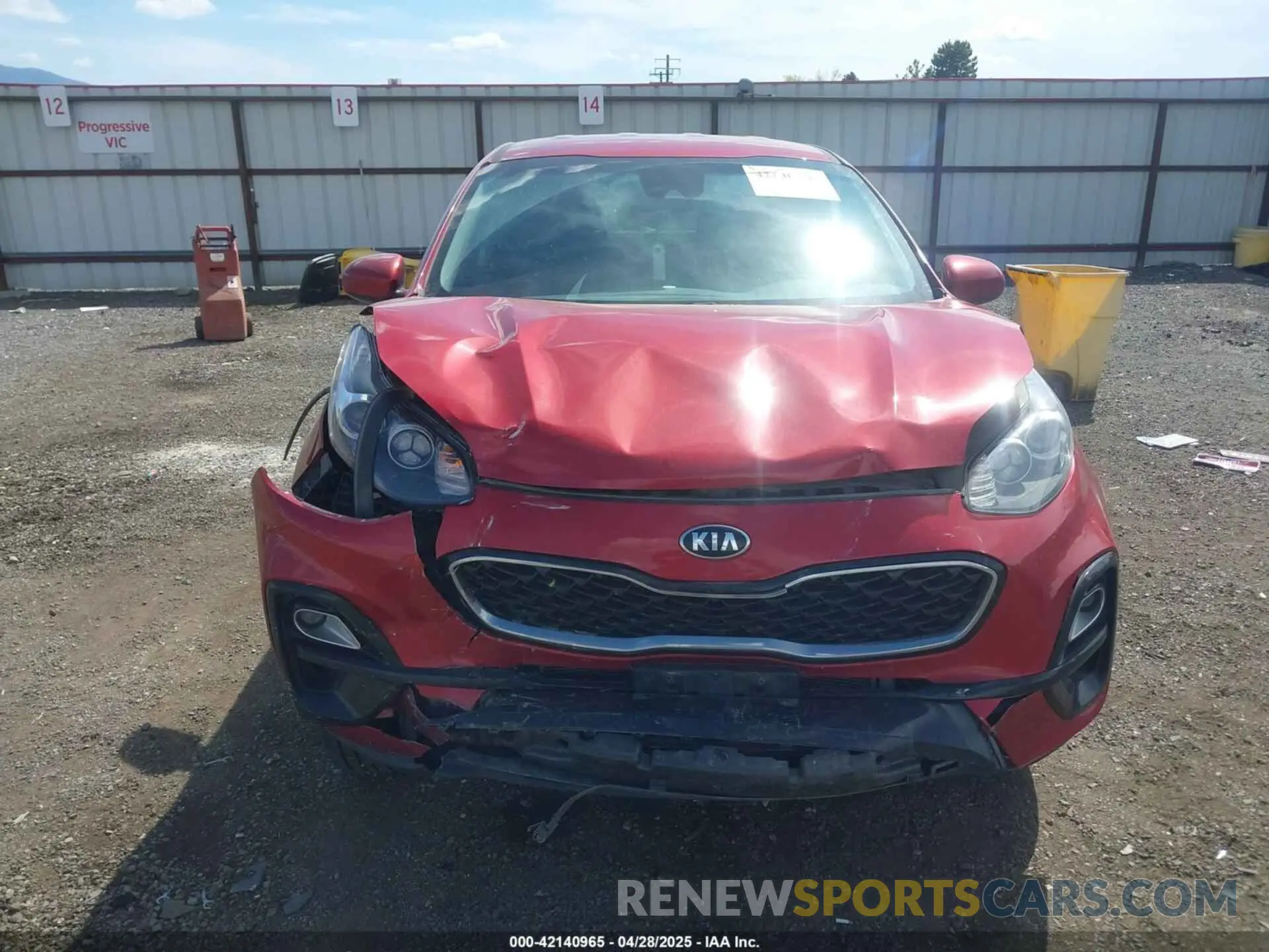 13 Photograph of a damaged car KNDPMCAC5L7635790 KIA SPORTAGE 2020
