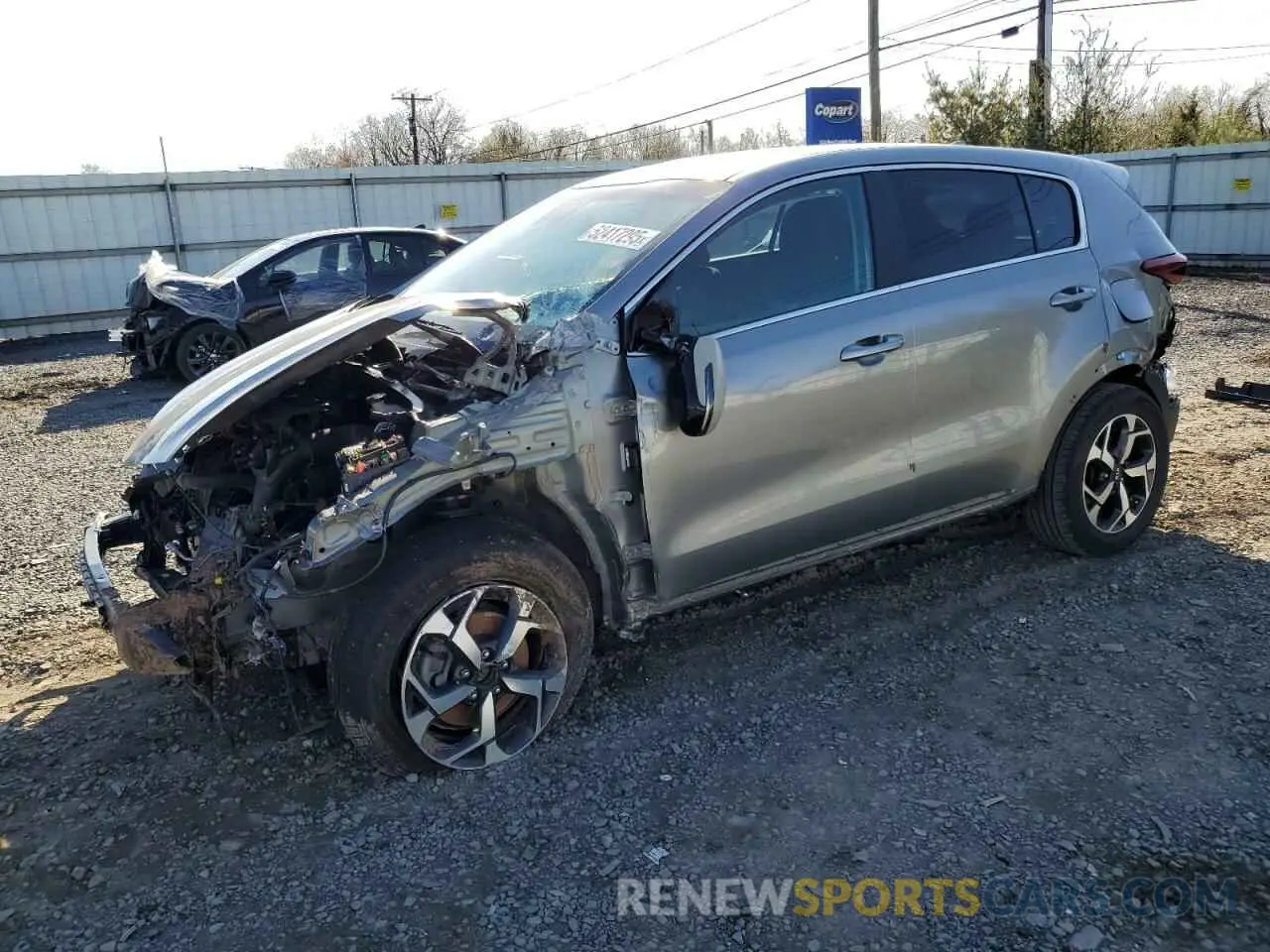 1 Photograph of a damaged car KNDPMCAC5L7753158 KIA SPORTAGE 2020
