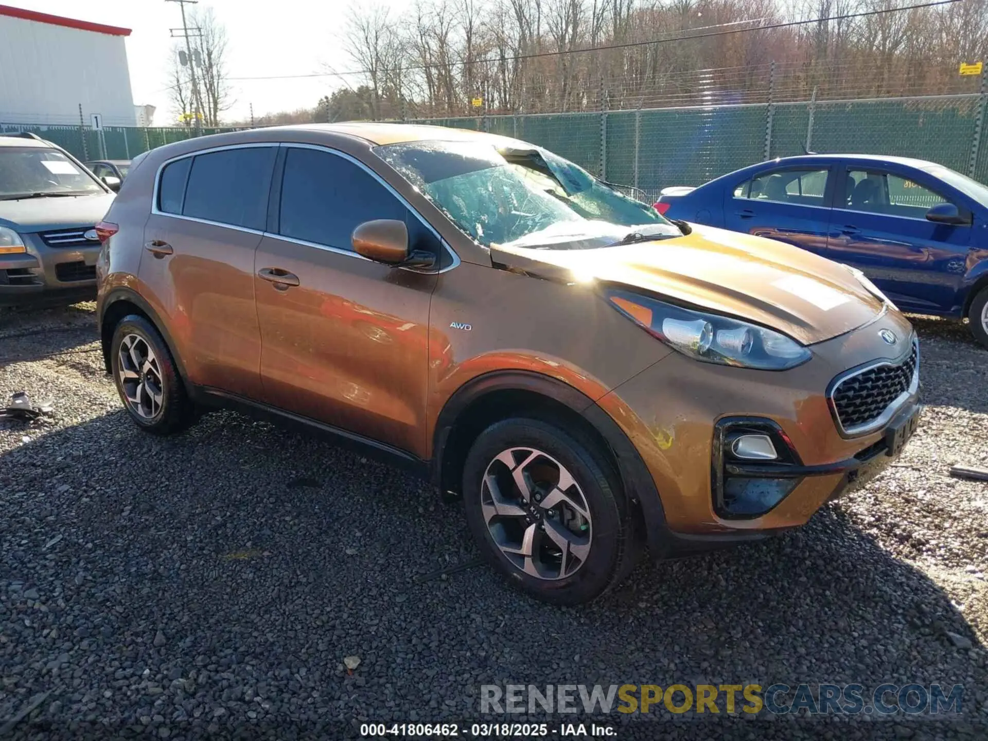 1 Photograph of a damaged car KNDPMCAC6L7809110 KIA SPORTAGE 2020