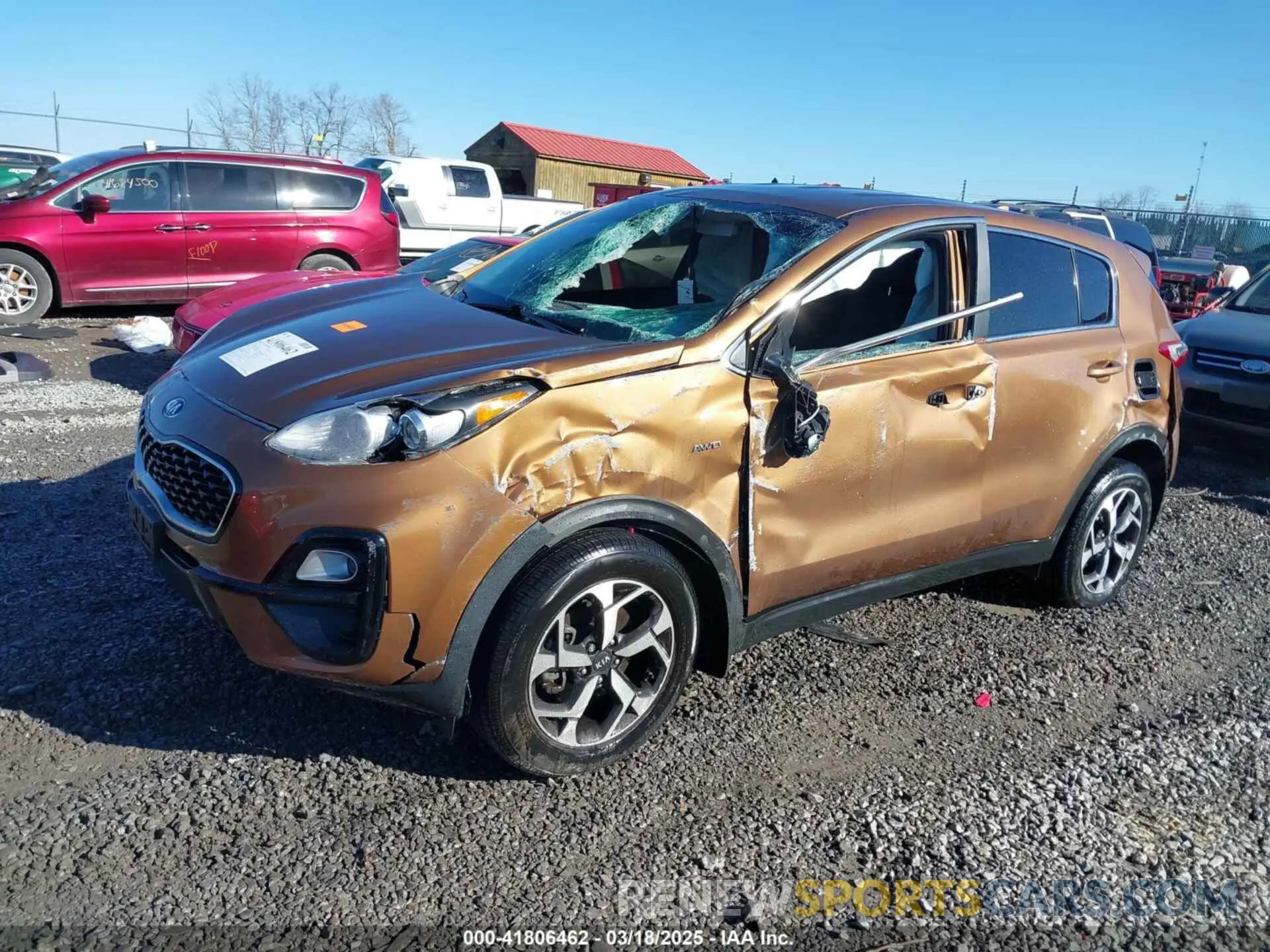 2 Photograph of a damaged car KNDPMCAC6L7809110 KIA SPORTAGE 2020