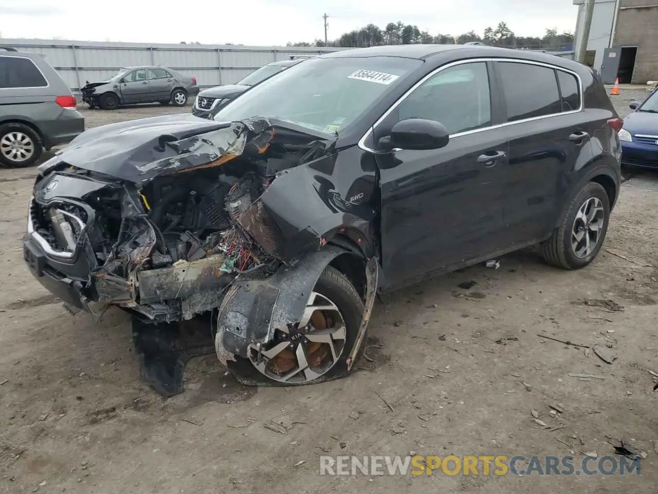 1 Photograph of a damaged car KNDPMCAC7L7641493 KIA SPORTAGE 2020