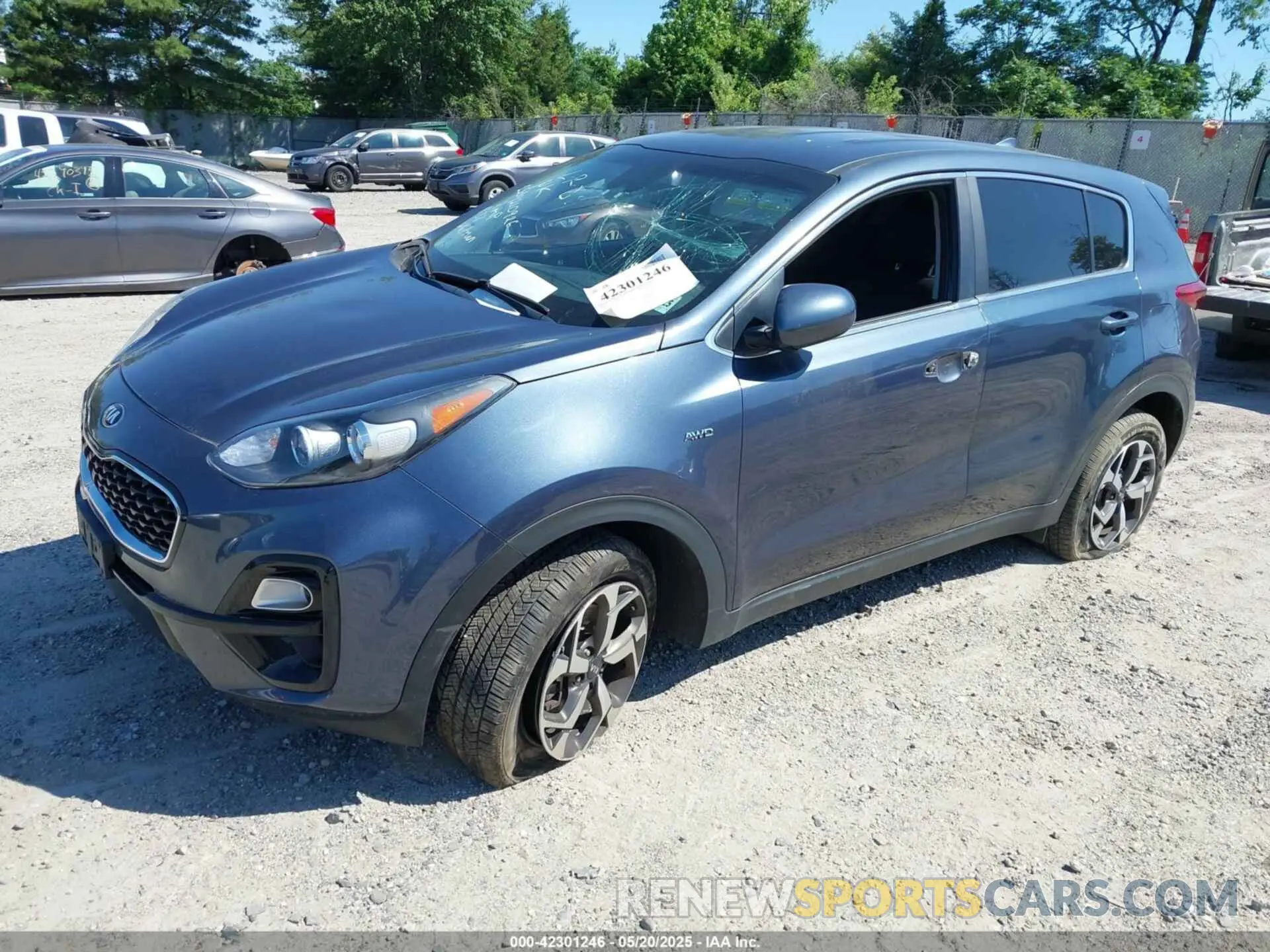 2 Photograph of a damaged car KNDPMCAC7L7714751 KIA SPORTAGE 2020