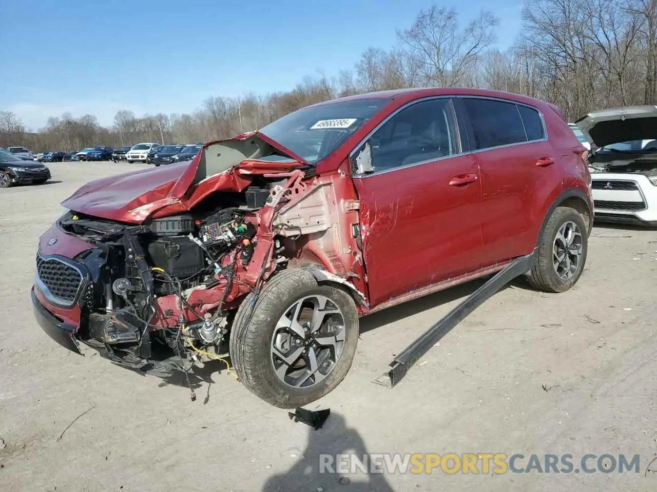 1 Photograph of a damaged car KNDPMCAC7L7734319 KIA SPORTAGE 2020