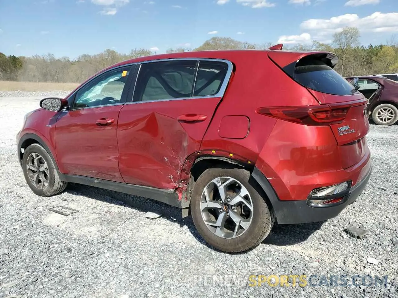2 Photograph of a damaged car KNDPMCAC7L7778465 KIA SPORTAGE 2020