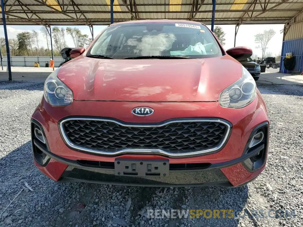 5 Photograph of a damaged car KNDPMCAC7L7778465 KIA SPORTAGE 2020