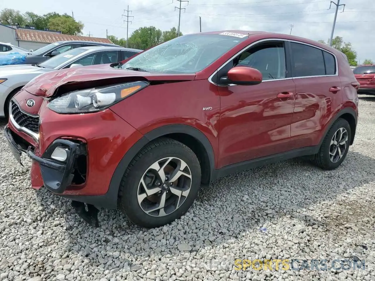 1 Photograph of a damaged car KNDPMCAC7L7837384 KIA SPORTAGE 2020