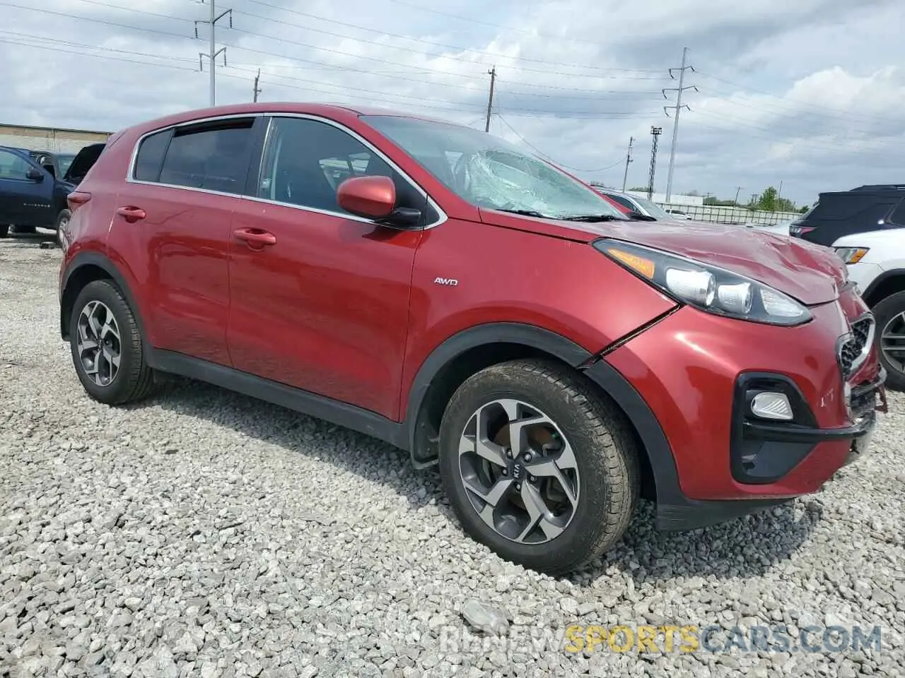 4 Photograph of a damaged car KNDPMCAC7L7837384 KIA SPORTAGE 2020